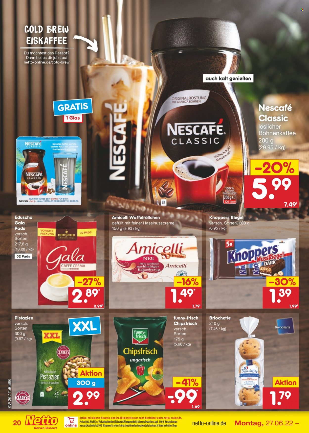 Netto Marken-Discount Prospekte  - 27.06.2022 - 2.07.2022. Seite 20
