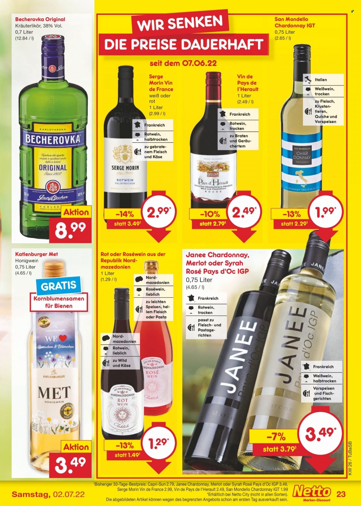 Netto Marken-Discount Prospekte  - 27.06.2022 - 2.07.2022. Seite 23