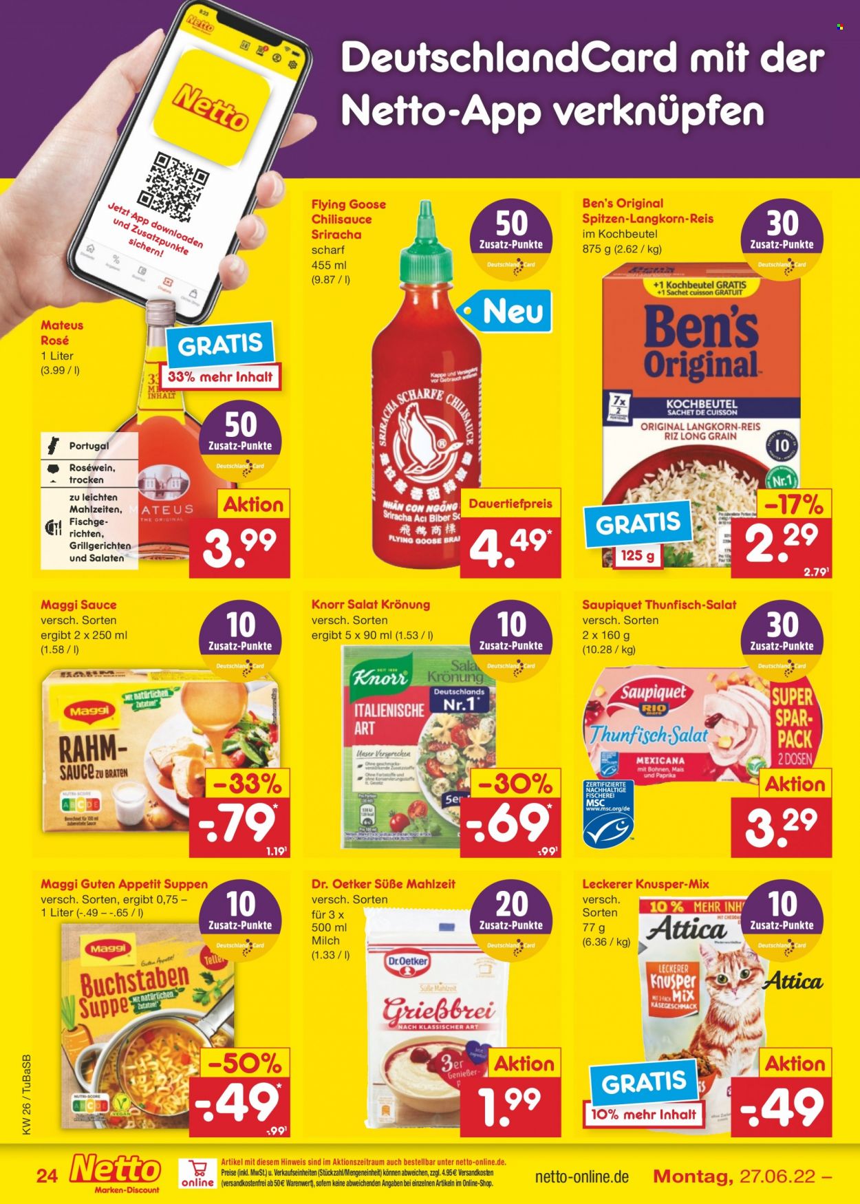Netto Marken-Discount Prospekte  - 27.06.2022 - 2.07.2022. Seite 24