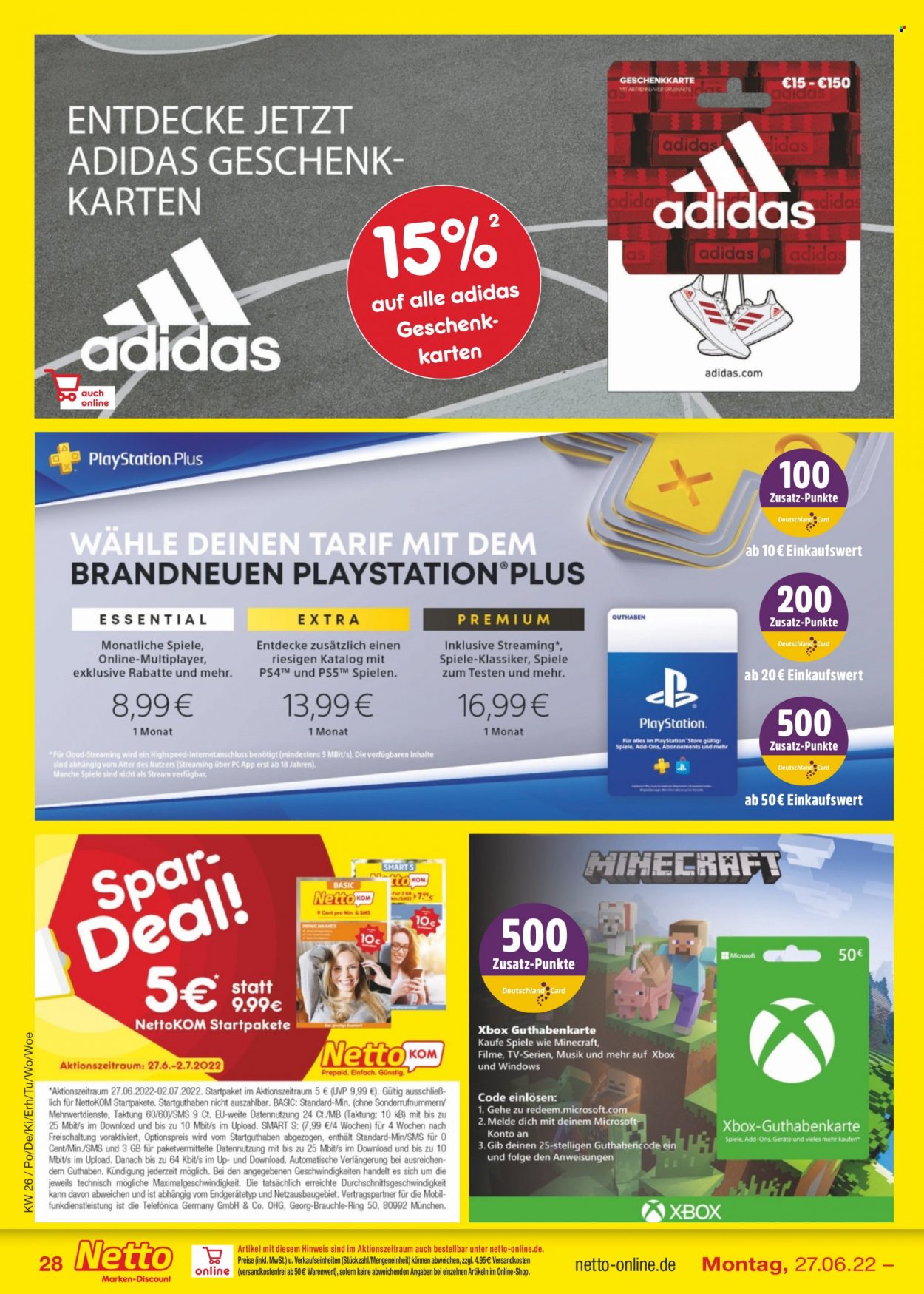 Netto Marken-Discount Prospekte  - 27.06.2022 - 2.07.2022. Seite 28