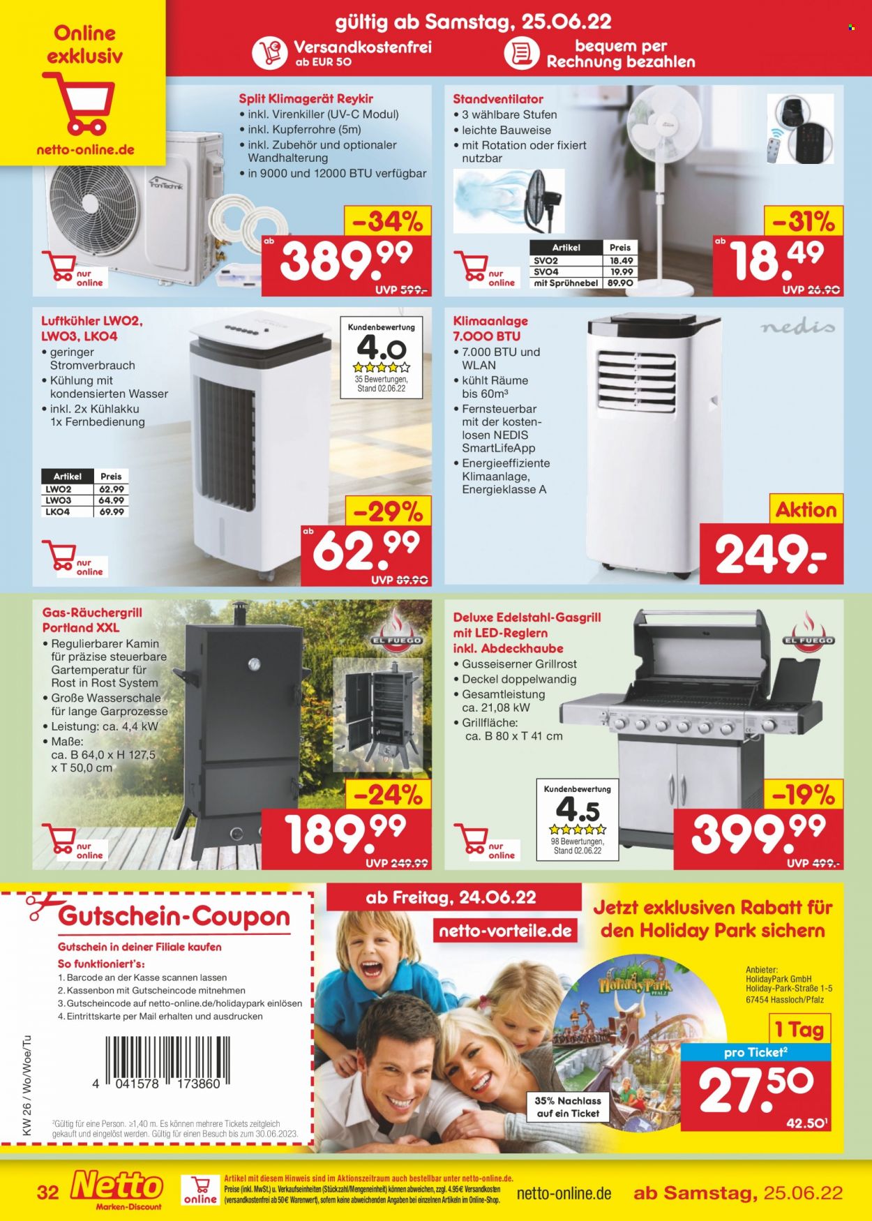 Netto Marken-Discount Prospekte  - 27.06.2022 - 2.07.2022. Seite 32