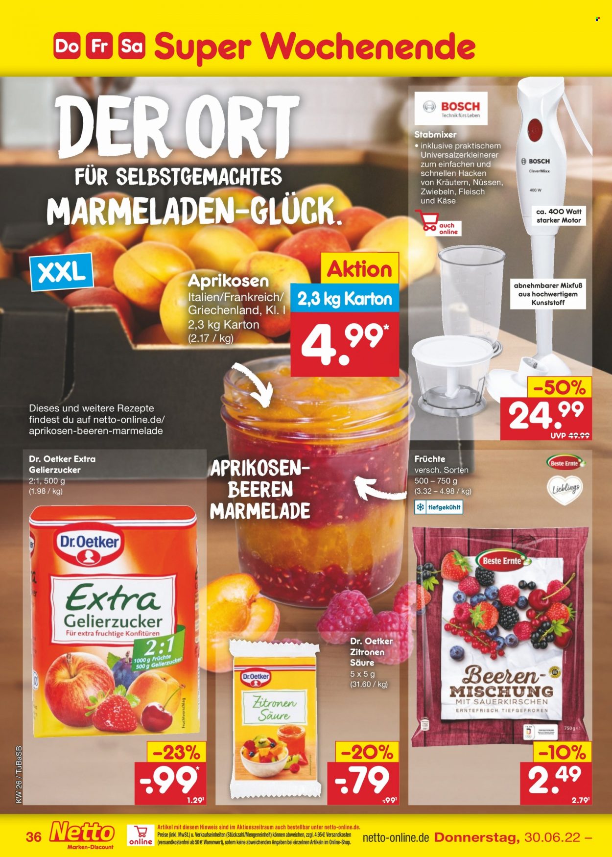 Netto Marken-Discount Prospekte  - 27.06.2022 - 2.07.2022. Seite 36