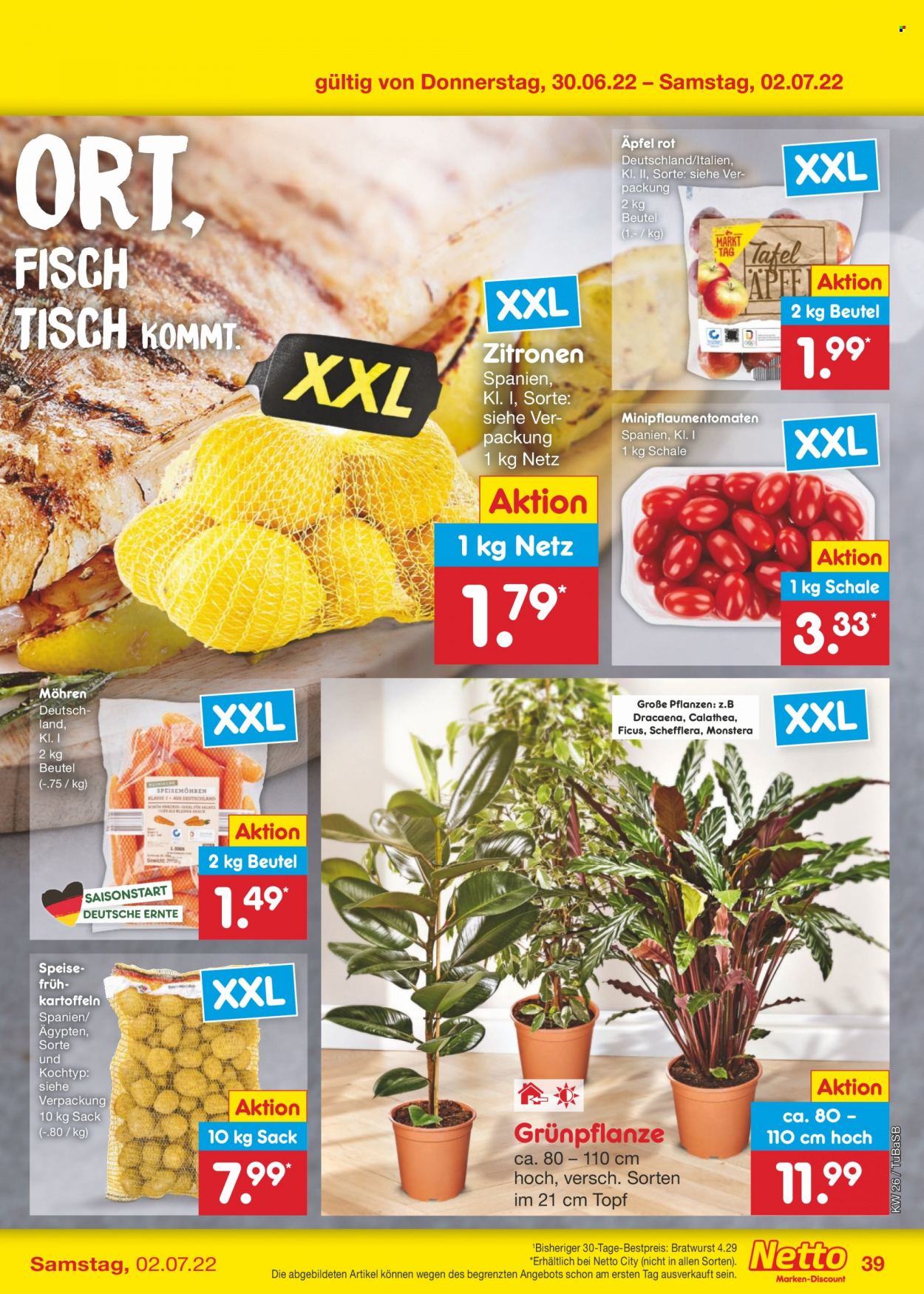 Netto Marken-Discount Prospekte  - 27.06.2022 - 2.07.2022. Seite 39