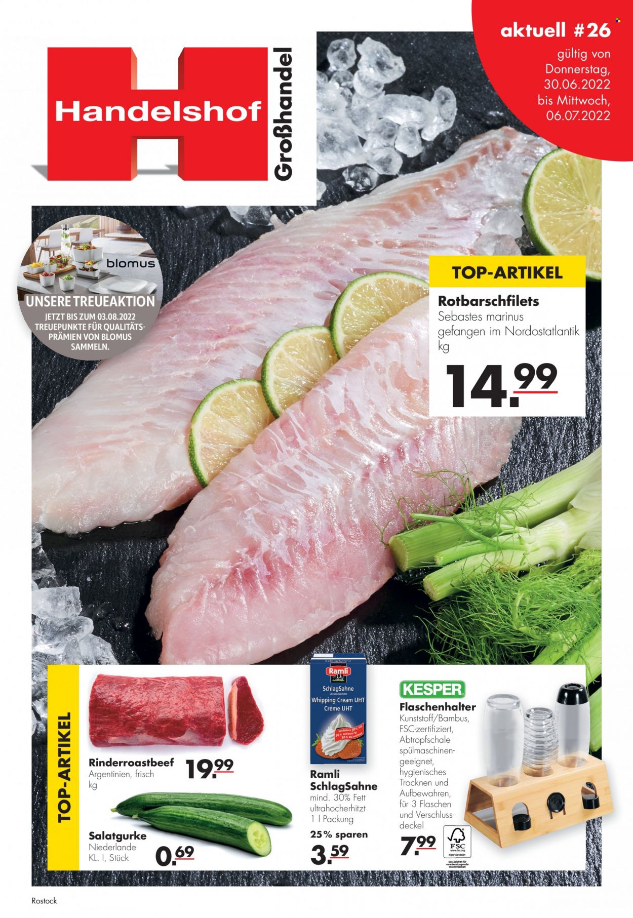 Handelshof Prospekte  - 30.06.2022 - 6.07.2022. Seite 1