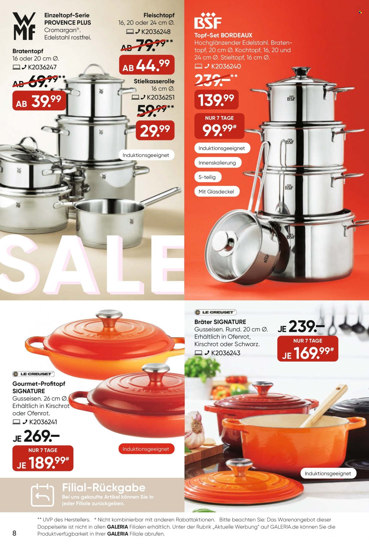 GALERIA Karstadt Kaufhof Prospekte  - 29.06.2022 - 5.07.2022. Seite 8