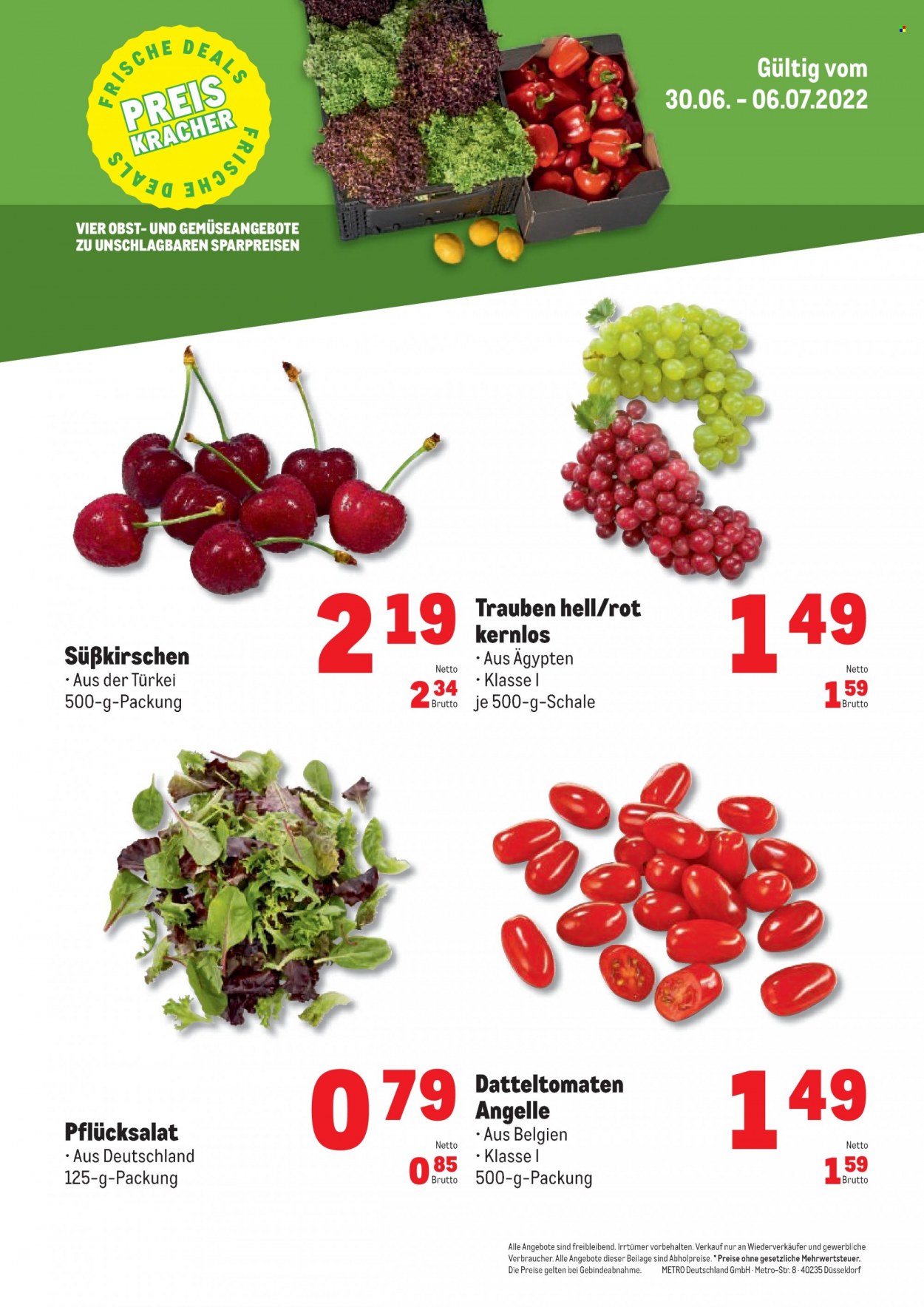 Metro Prospekte  - 30.06.2022 - 6.07.2022. Seite 1