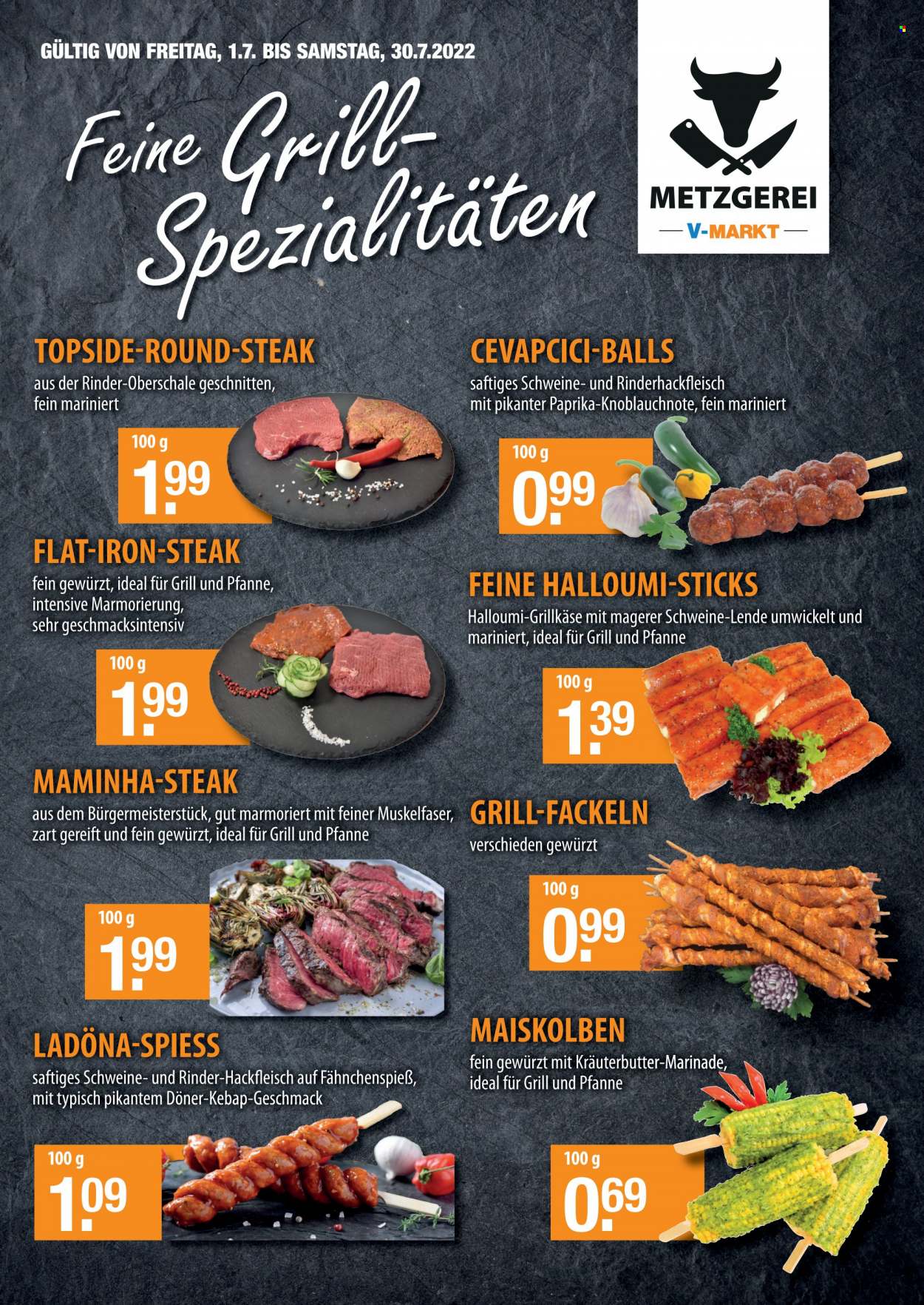 V-Markt Prospekte  - 1.07.2022 - 30.07.2022. Seite 1