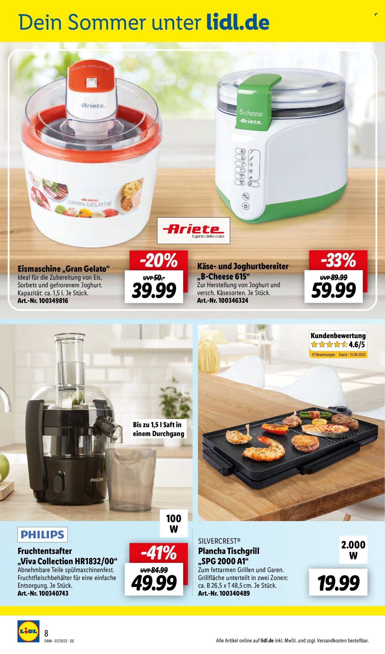 Lidl Prospekte  - 1.07.2022 - 31.07.2022. Seite 8