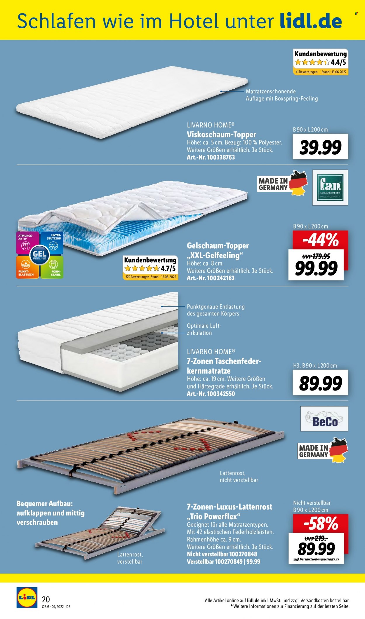 Lidl Prospekte  - 1.07.2022 - 31.07.2022. Seite 20