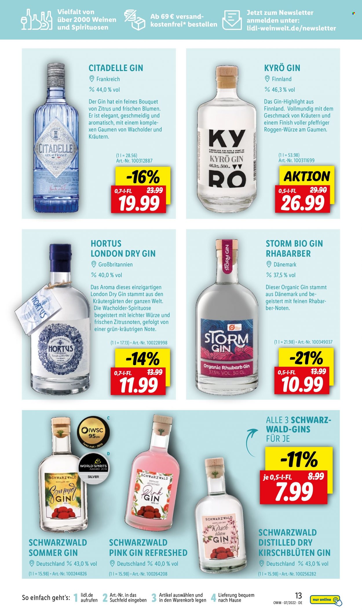Lidl Prospekte  - 1.07.2022 - 31.07.2022. Seite 13
