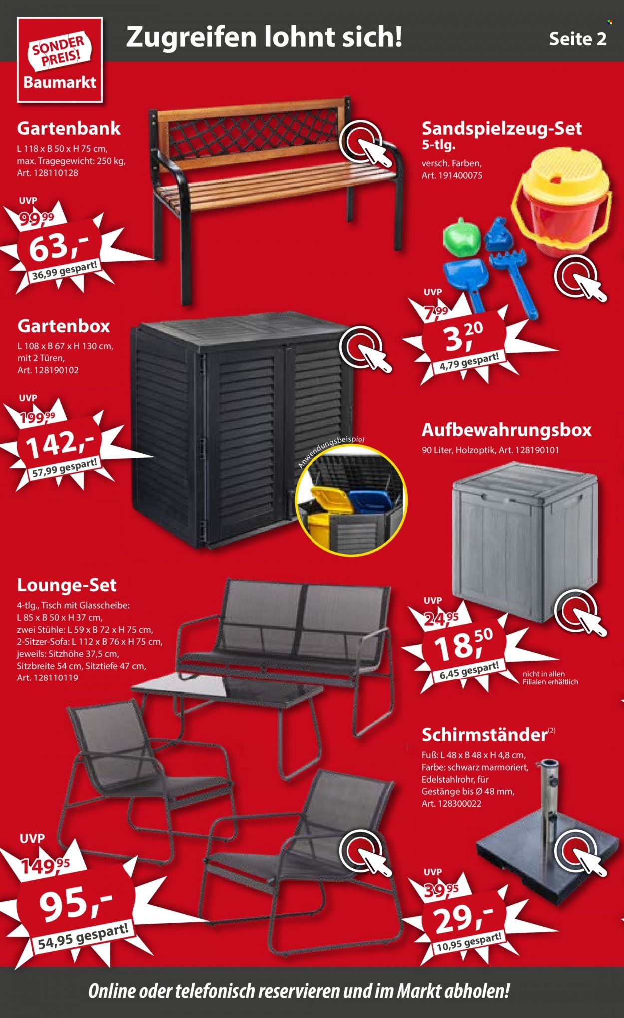 Sonderpreis-Baumarkt Prospekte  - 9.07.2022 - 15.07.2022. Seite 2