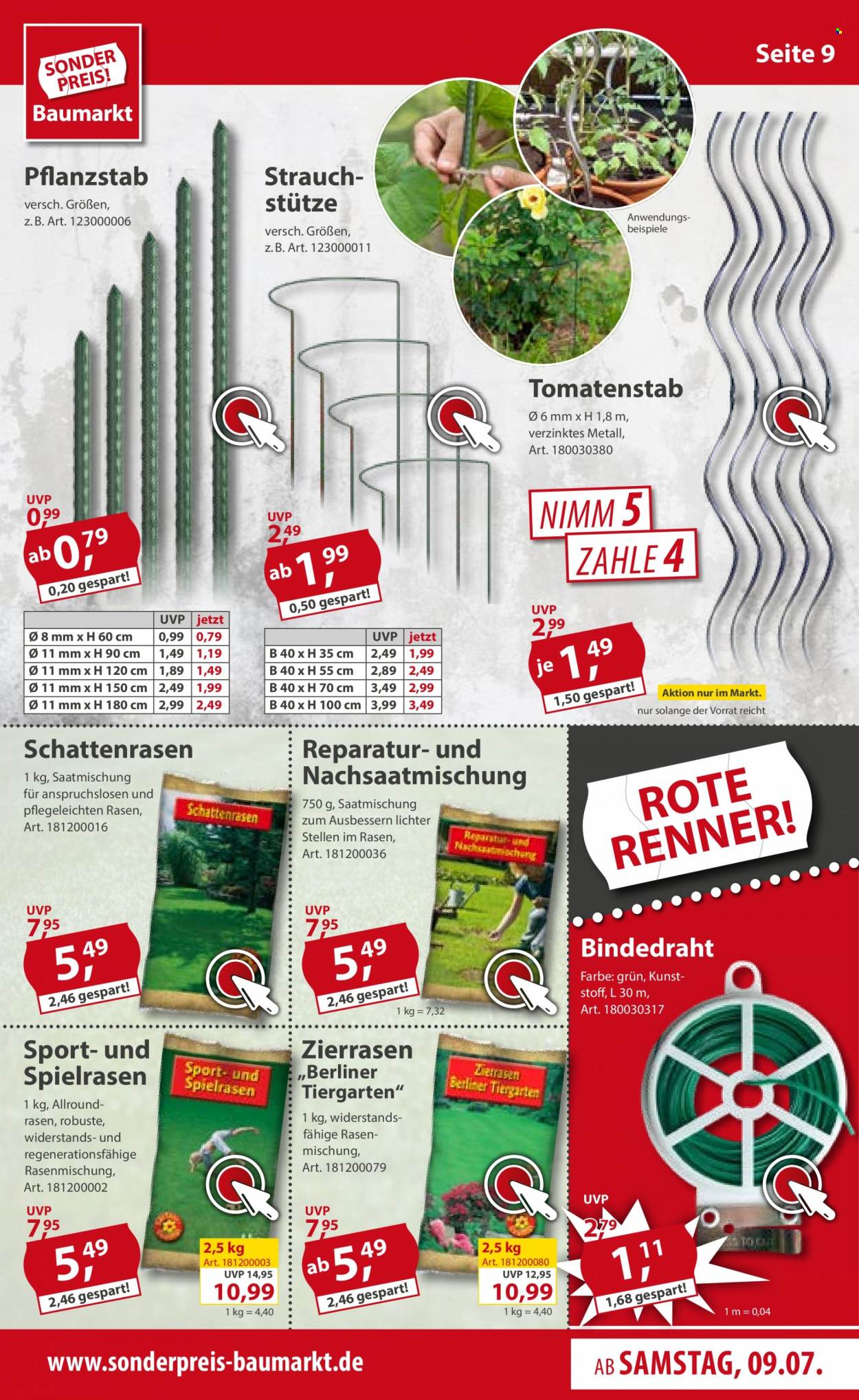 Sonderpreis-Baumarkt Prospekte  - 9.07.2022 - 15.07.2022. Seite 9
