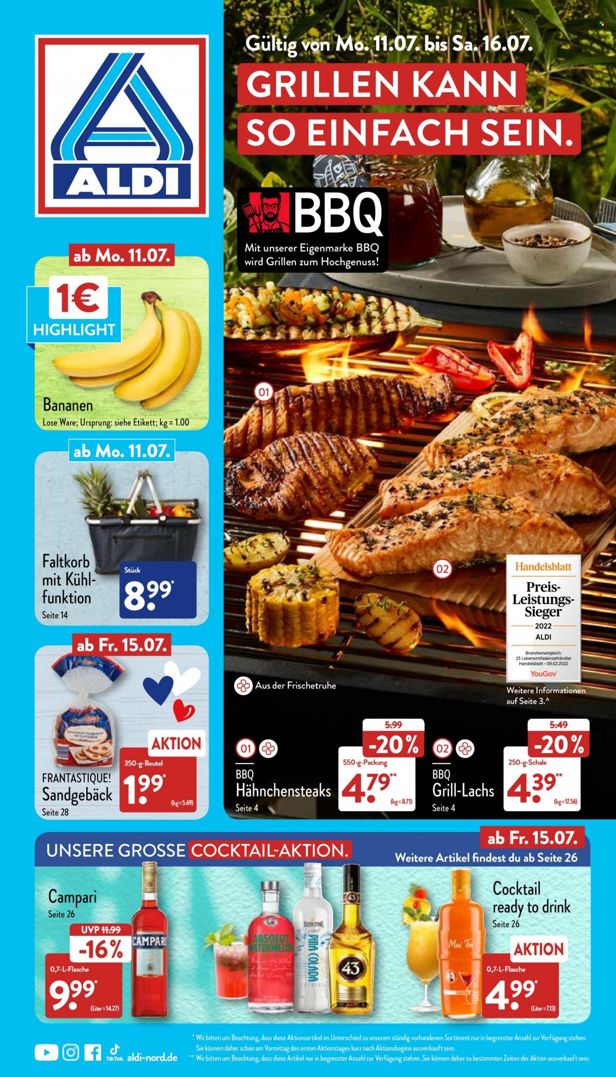 ALDI Nord Prospekte  - 11.07.2022 - 16.07.2022. Seite 1