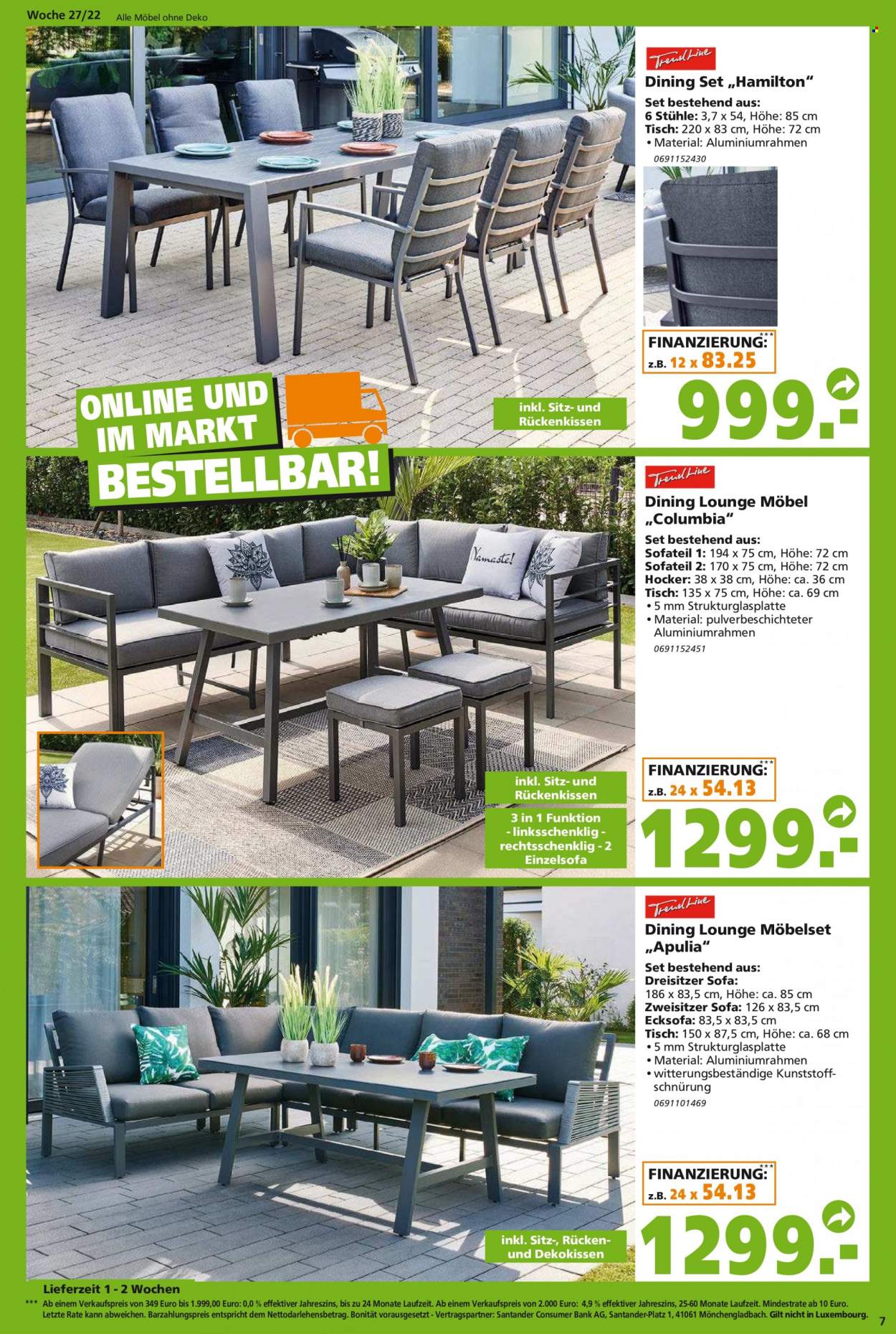 Globus Baumarkt Prospekte  - 3.07.2022 - 9.07.2022. Seite 7