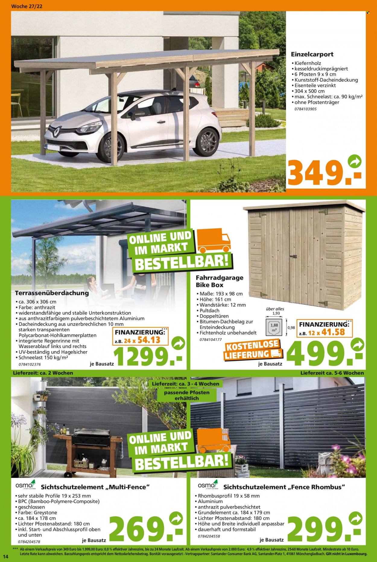 Globus Baumarkt Prospekte  - 3.07.2022 - 9.07.2022. Seite 14