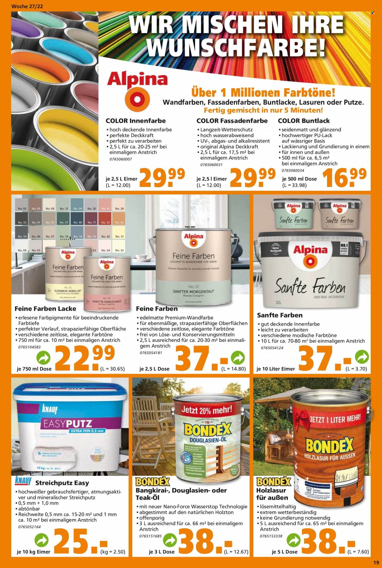 Globus Baumarkt Prospekte  - 3.07.2022 - 9.07.2022. Seite 19