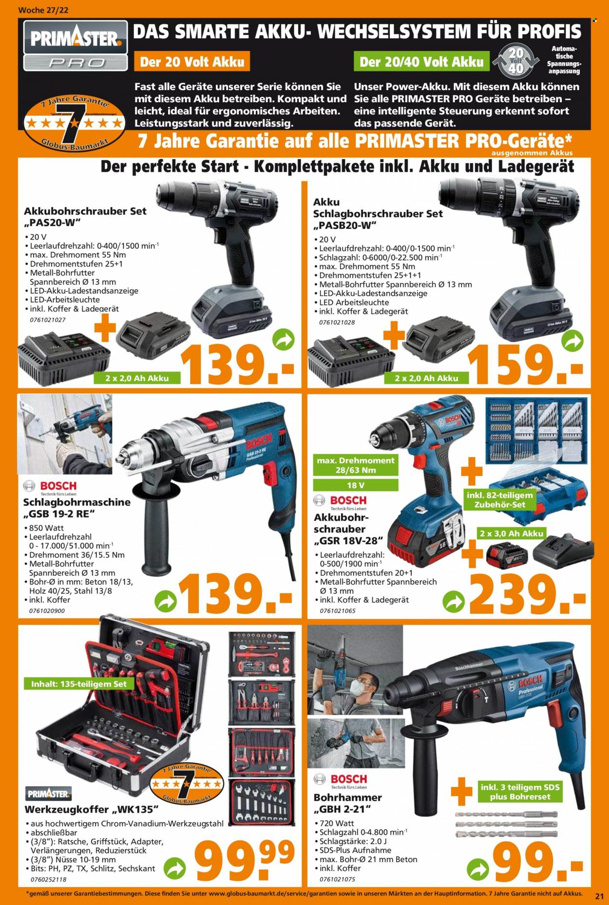 Globus Baumarkt Prospekte  - 3.07.2022 - 9.07.2022. Seite 21