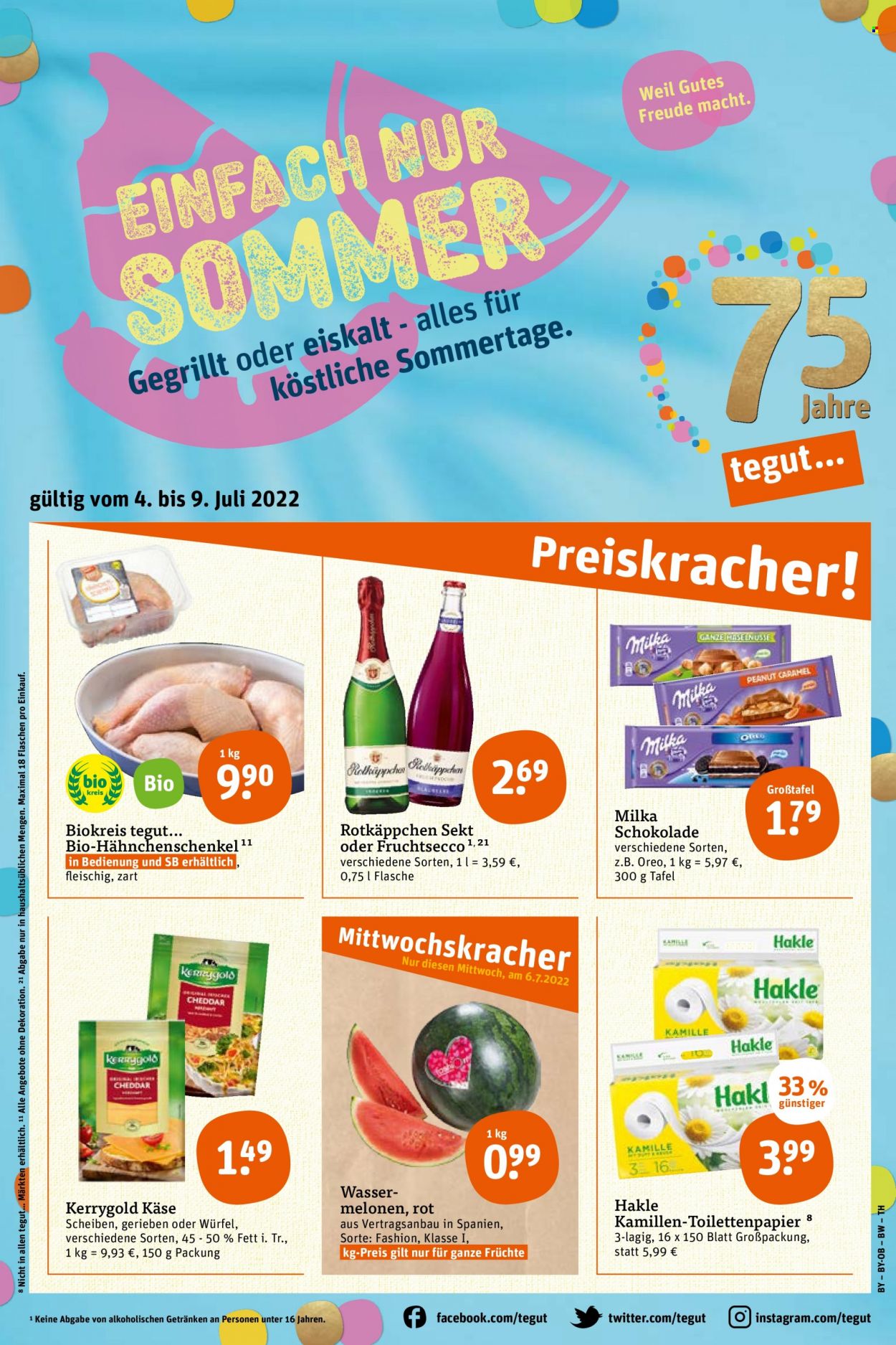 tegut... Prospekte  - 4.07.2022 - 9.07.2022. Seite 1