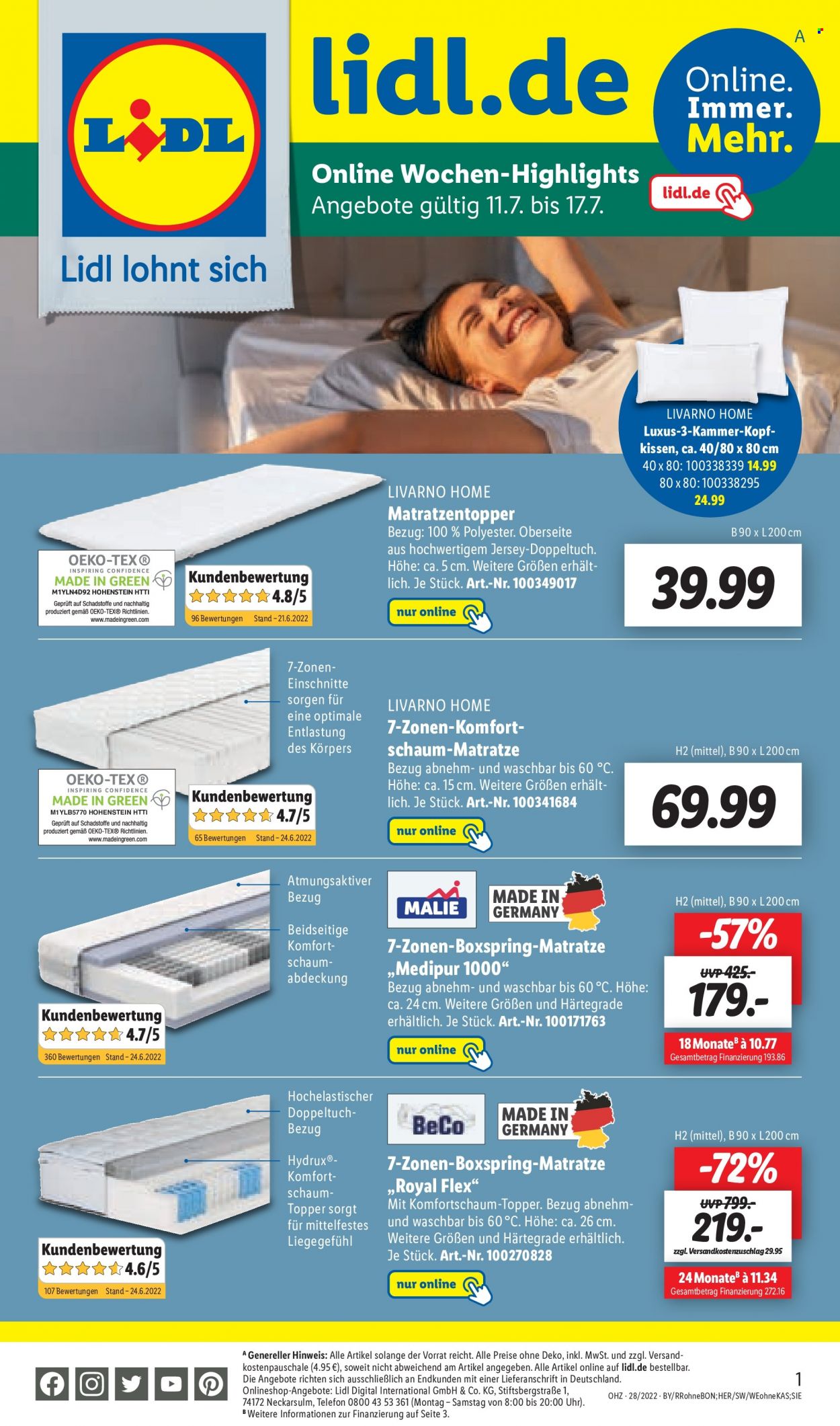 Lidl Prospekte  - 11.07.2022 - 16.07.2022. Seite 47