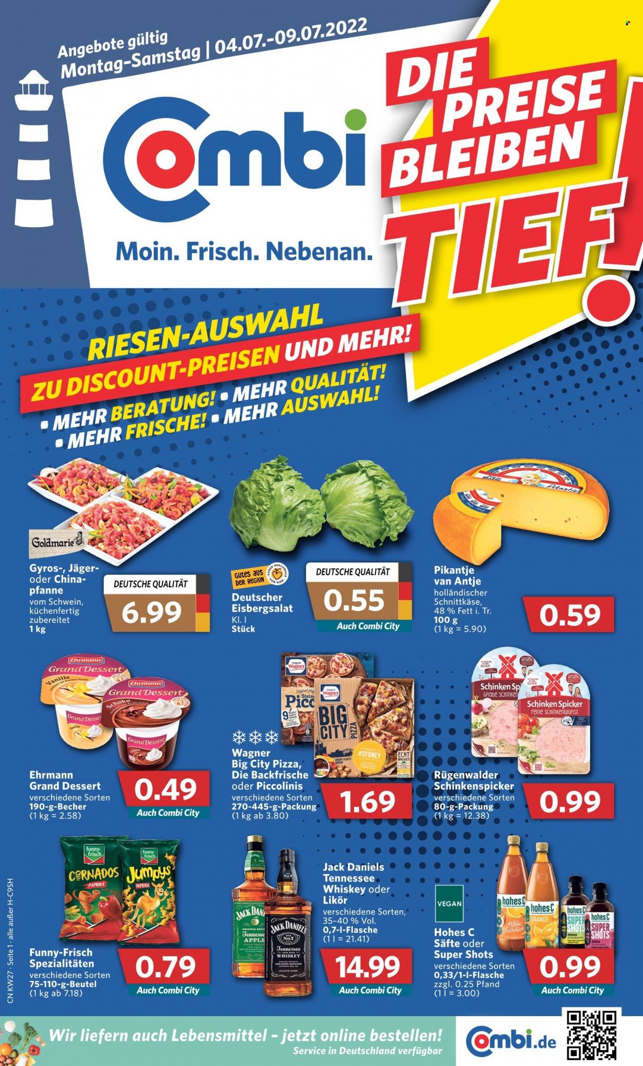Combi Prospekte  - 4.07.2022 - 9.07.2022. Seite 1