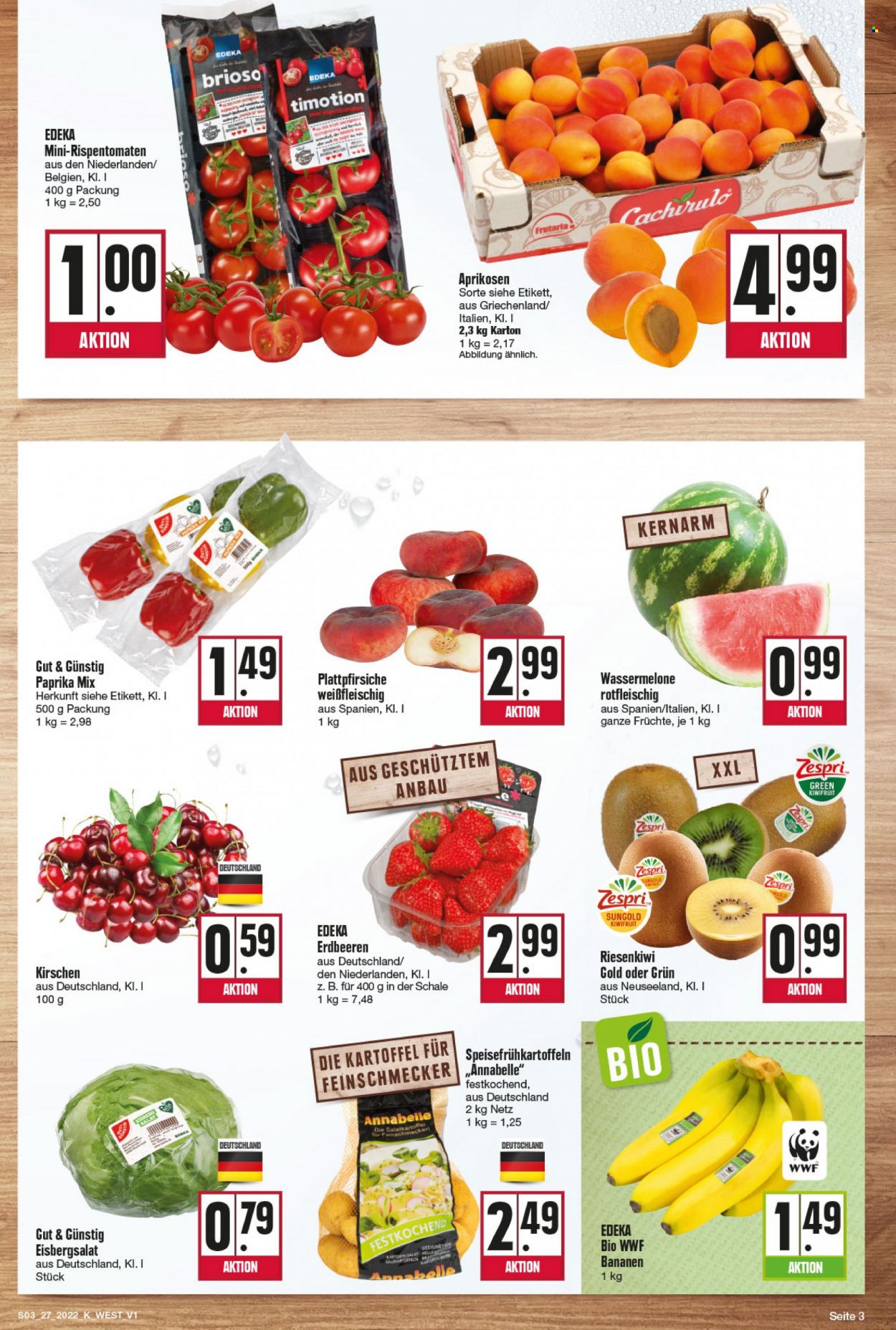 Edeka Prospekte  - 4.07.2022 - 9.07.2022. Seite 3