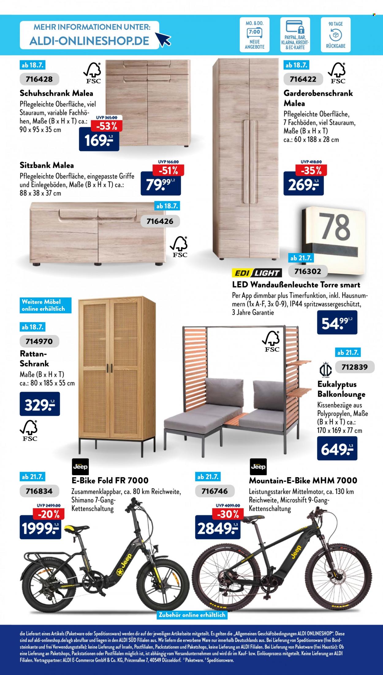 ALDI SÜD Prospekte  - 18.07.2022 - 23.07.2022. Seite 7