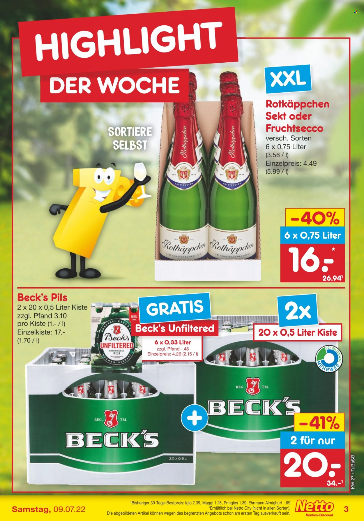 Netto Marken-Discount Prospekte  - 4.07.2022 - 9.07.2022. Seite 3