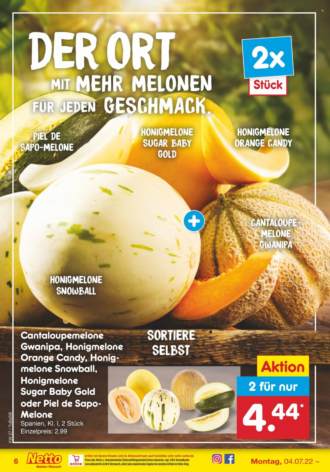 Netto Marken-Discount Prospekte  - 4.07.2022 - 9.07.2022. Seite 6