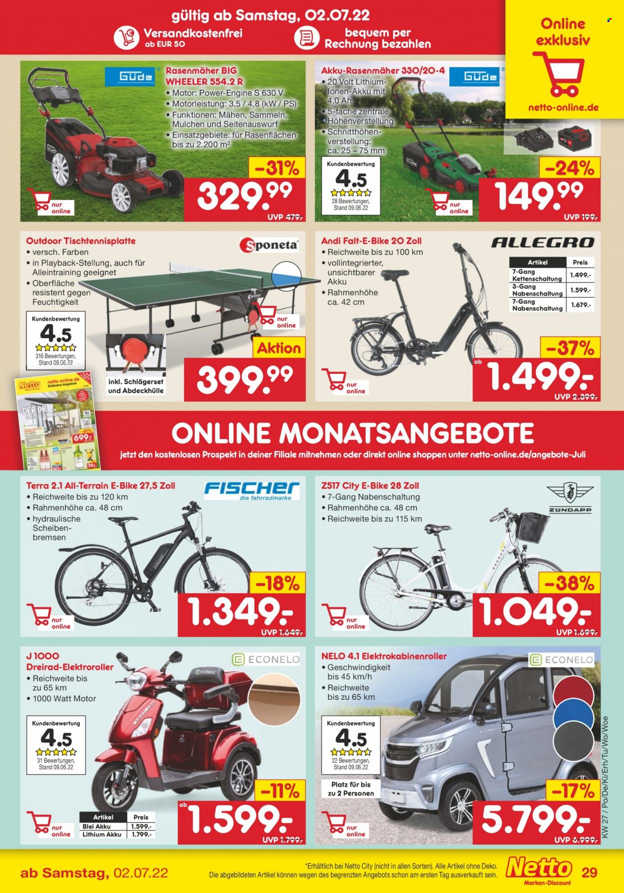 Netto Marken-Discount Prospekte  - 4.07.2022 - 9.07.2022. Seite 29