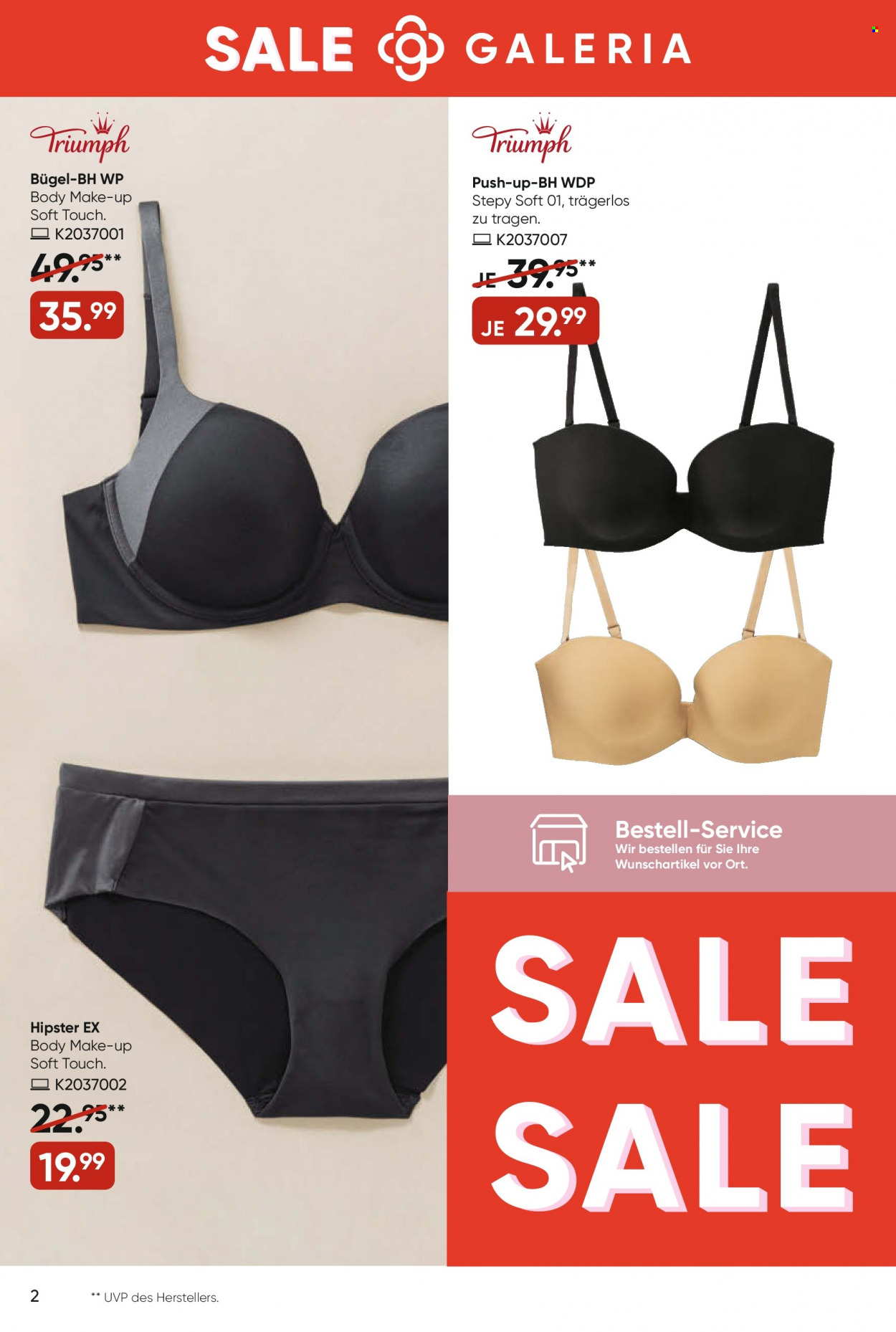 GALERIA Karstadt Kaufhof Prospekte  - 6.07.2022 - 12.07.2022. Seite 2