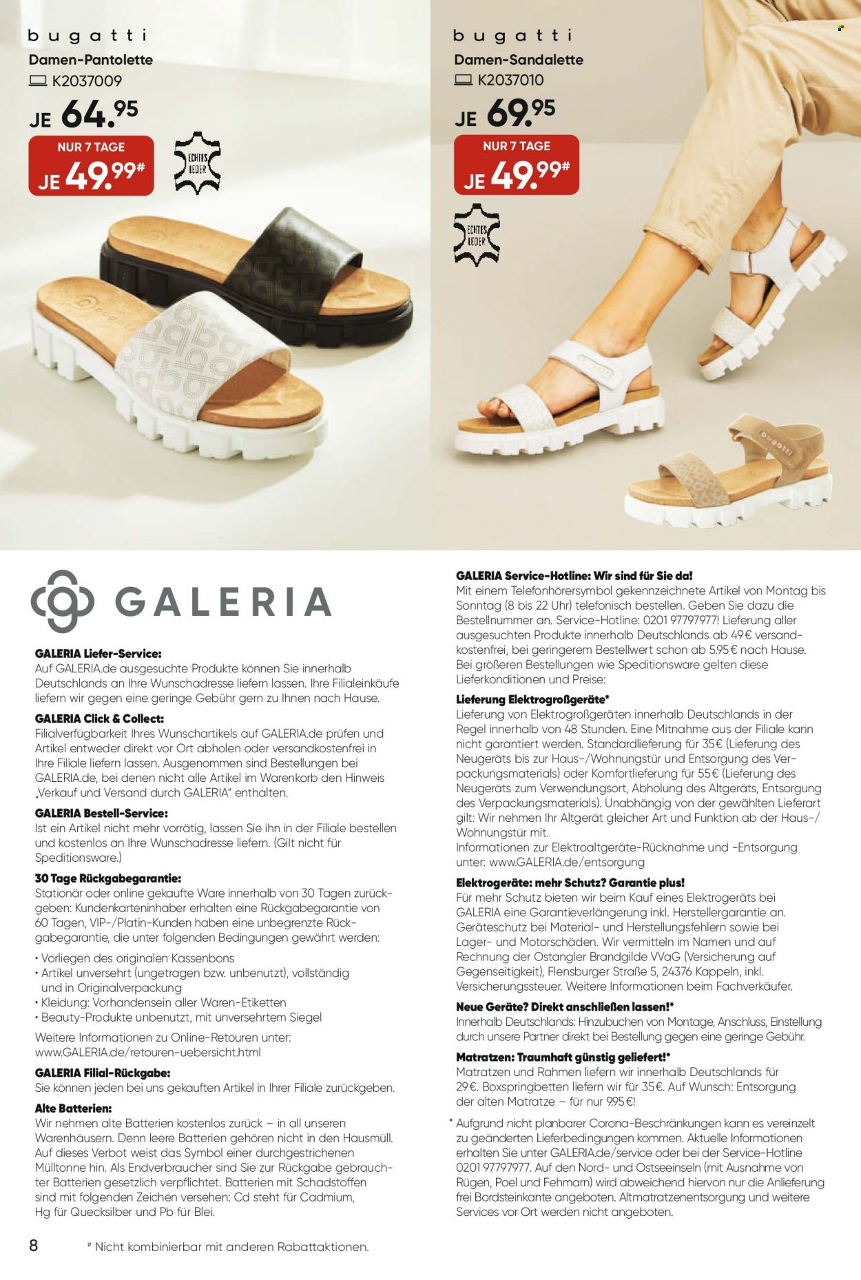 GALERIA Karstadt Kaufhof Prospekte  - 6.07.2022 - 12.07.2022. Seite 8