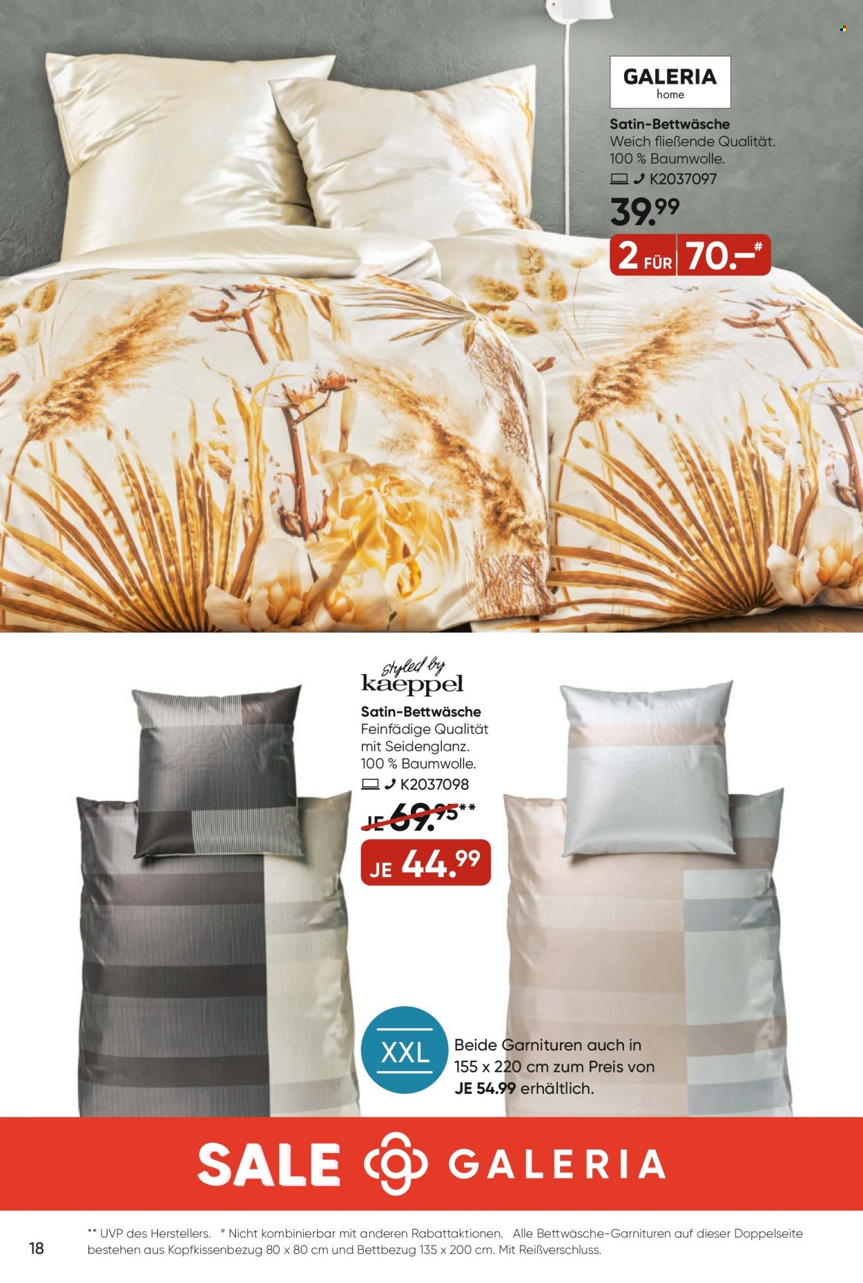 GALERIA Karstadt Kaufhof Prospekte  - 6.07.2022 - 12.07.2022. Seite 18
