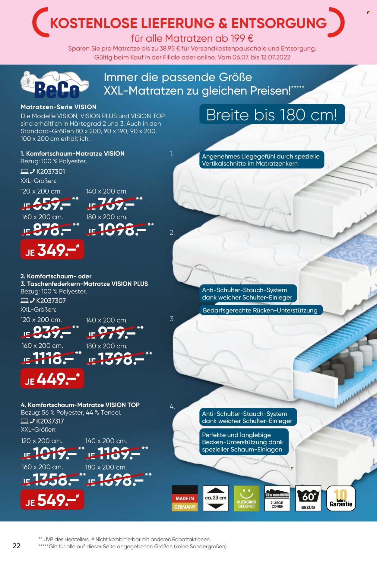 GALERIA Karstadt Kaufhof Prospekte  - 6.07.2022 - 12.07.2022. Seite 22