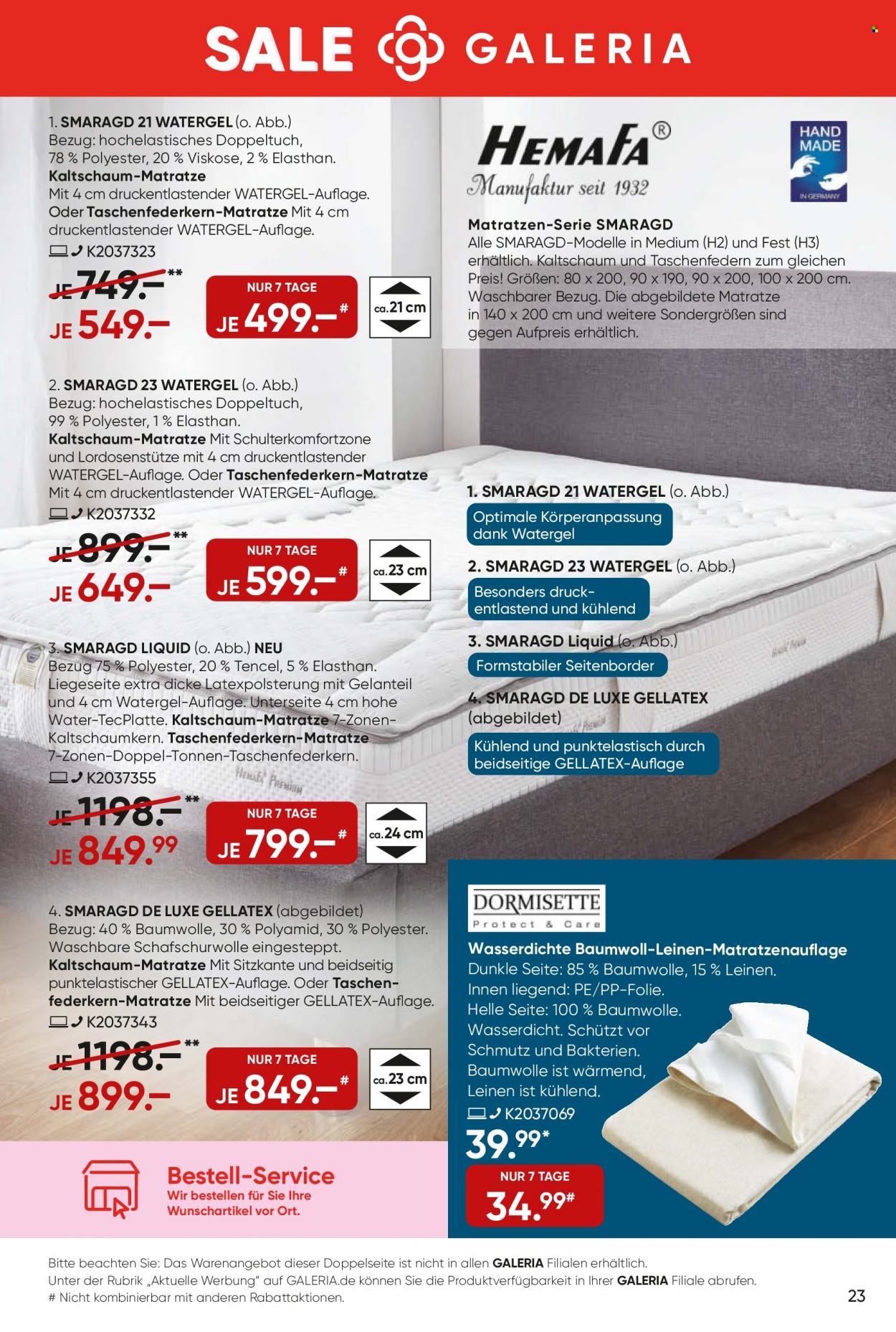 GALERIA Karstadt Kaufhof Prospekte  - 6.07.2022 - 12.07.2022. Seite 23