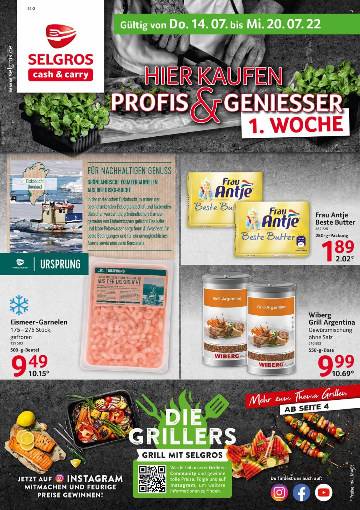 Selgros Prospekte  - 14.07.2022 - 20.07.2022. Seite 1