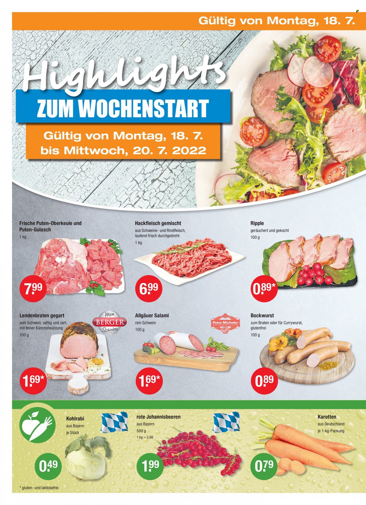 V-Markt Prospekte  - 14.07.2022 - 20.07.2022. Seite 18