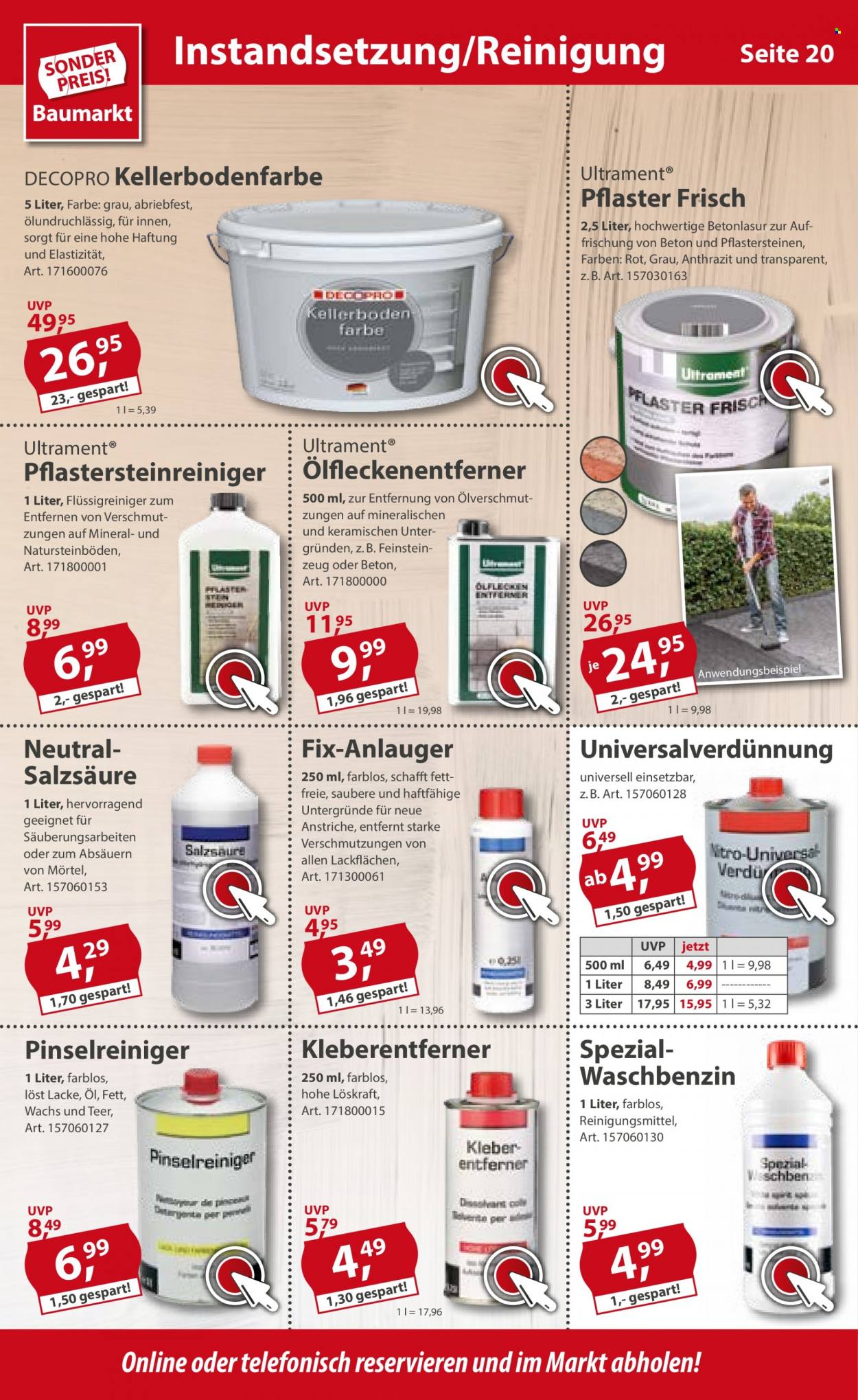 Sonderpreis-Baumarkt Prospekte  - 16.07.2022 - 22.07.2022. Seite 20