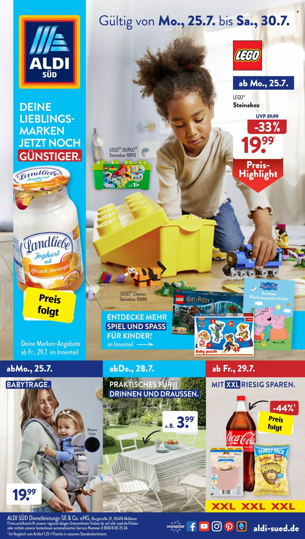 ALDI SÜD Prospekte  - 25.07.2022 - 30.07.2022. Seite 1