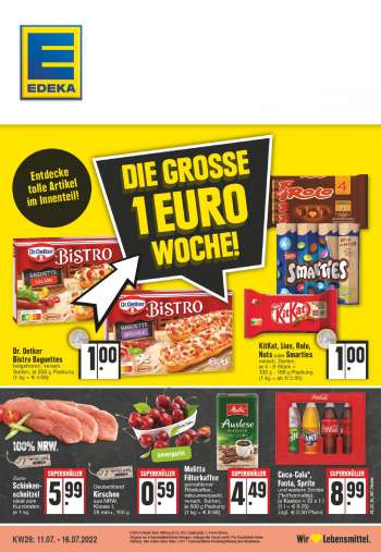 Prospekte Edeka - 11.07.2022 - 16.07.2022.