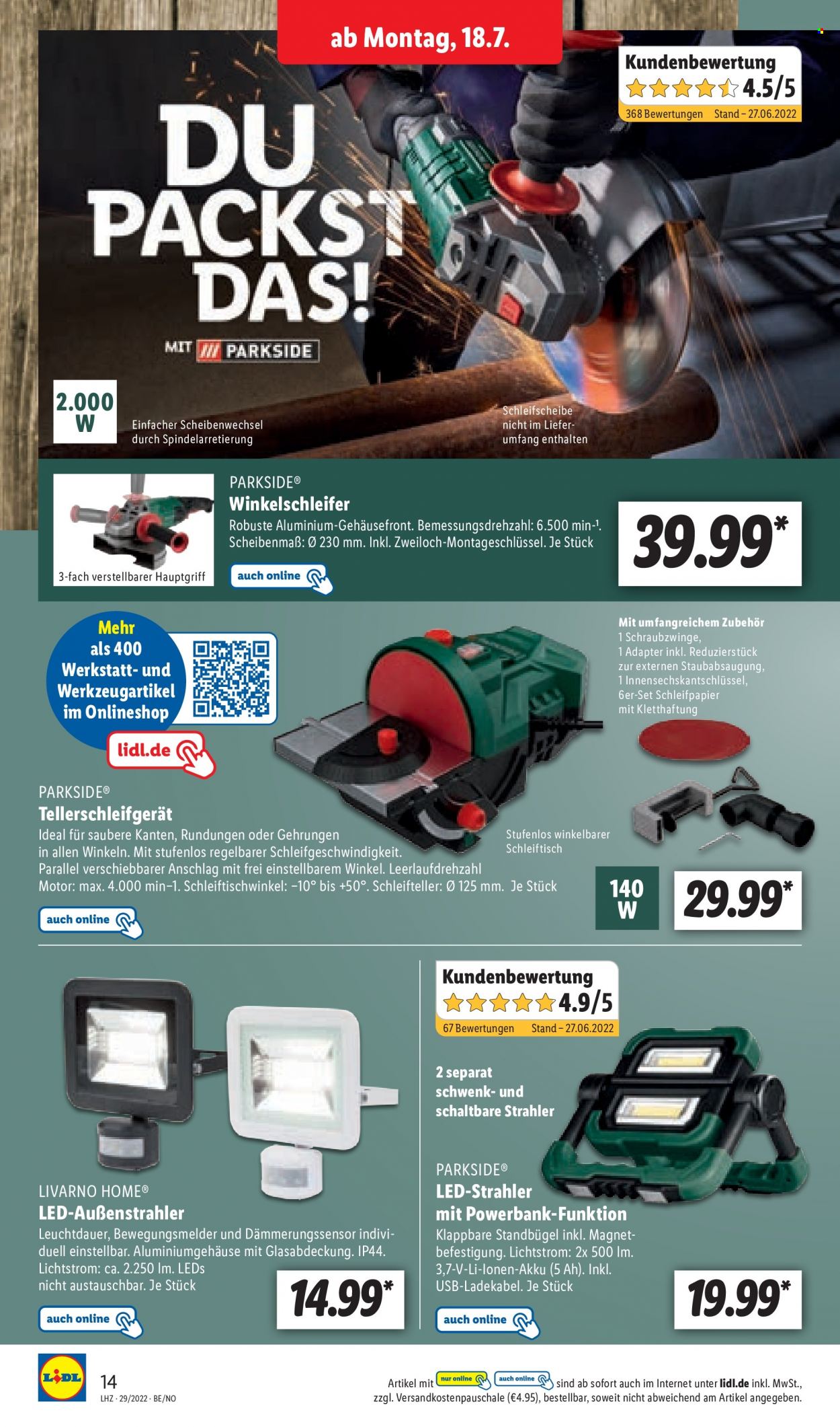 Lidl Prospekte  - 18.07.2022 - 23.07.2022. Seite 16