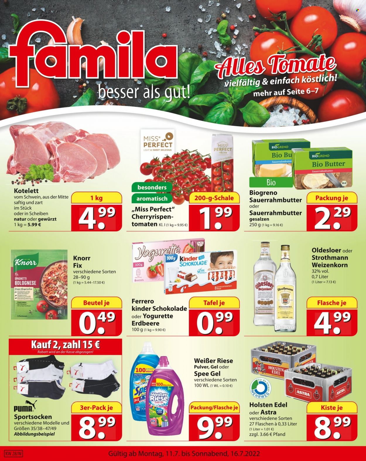 famila Prospekte  - 11.07.2022 - 16.07.2022. Seite 1