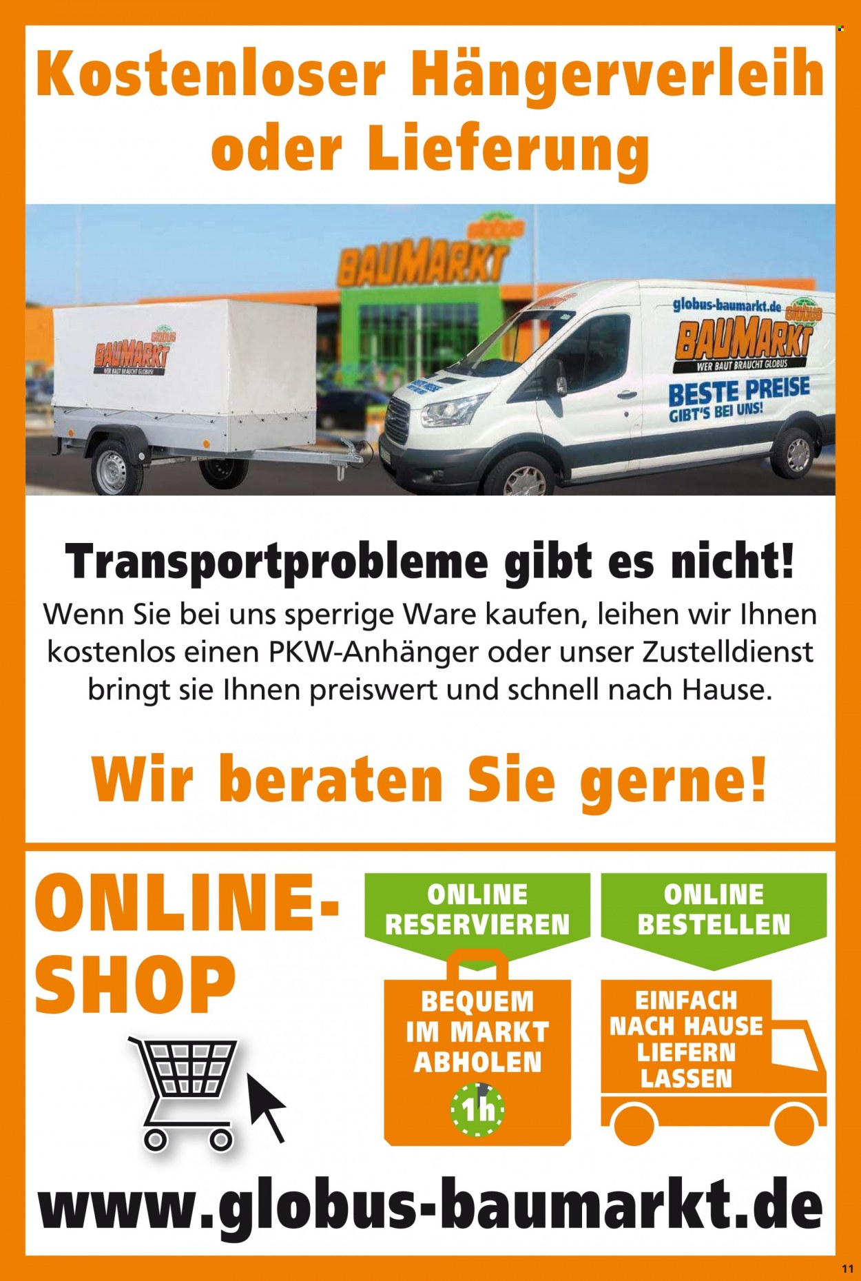 Globus Baumarkt Prospekte  - 10.07.2022 - 16.07.2022. Seite 11