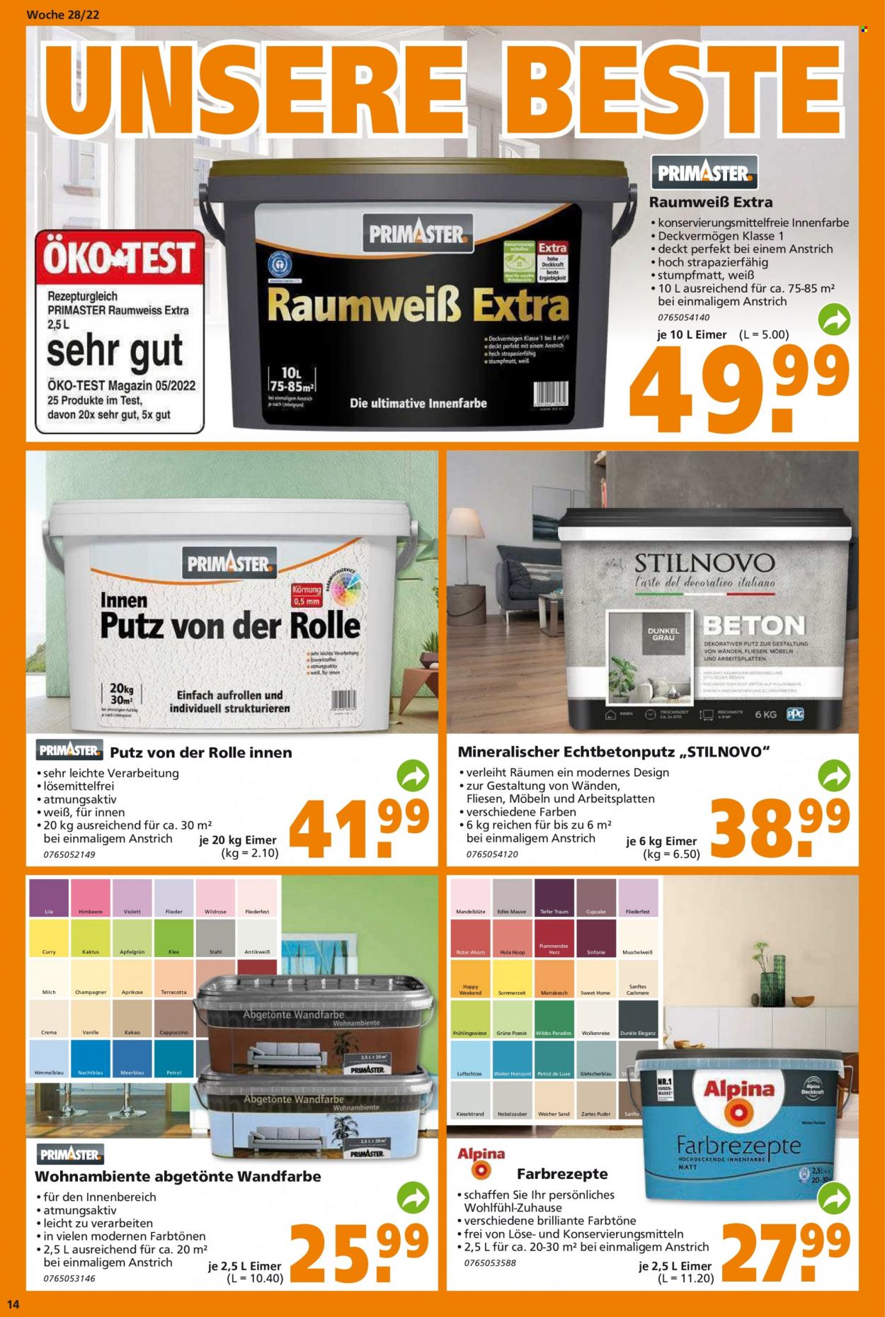 Globus Baumarkt Prospekte  - 10.07.2022 - 16.07.2022. Seite 14