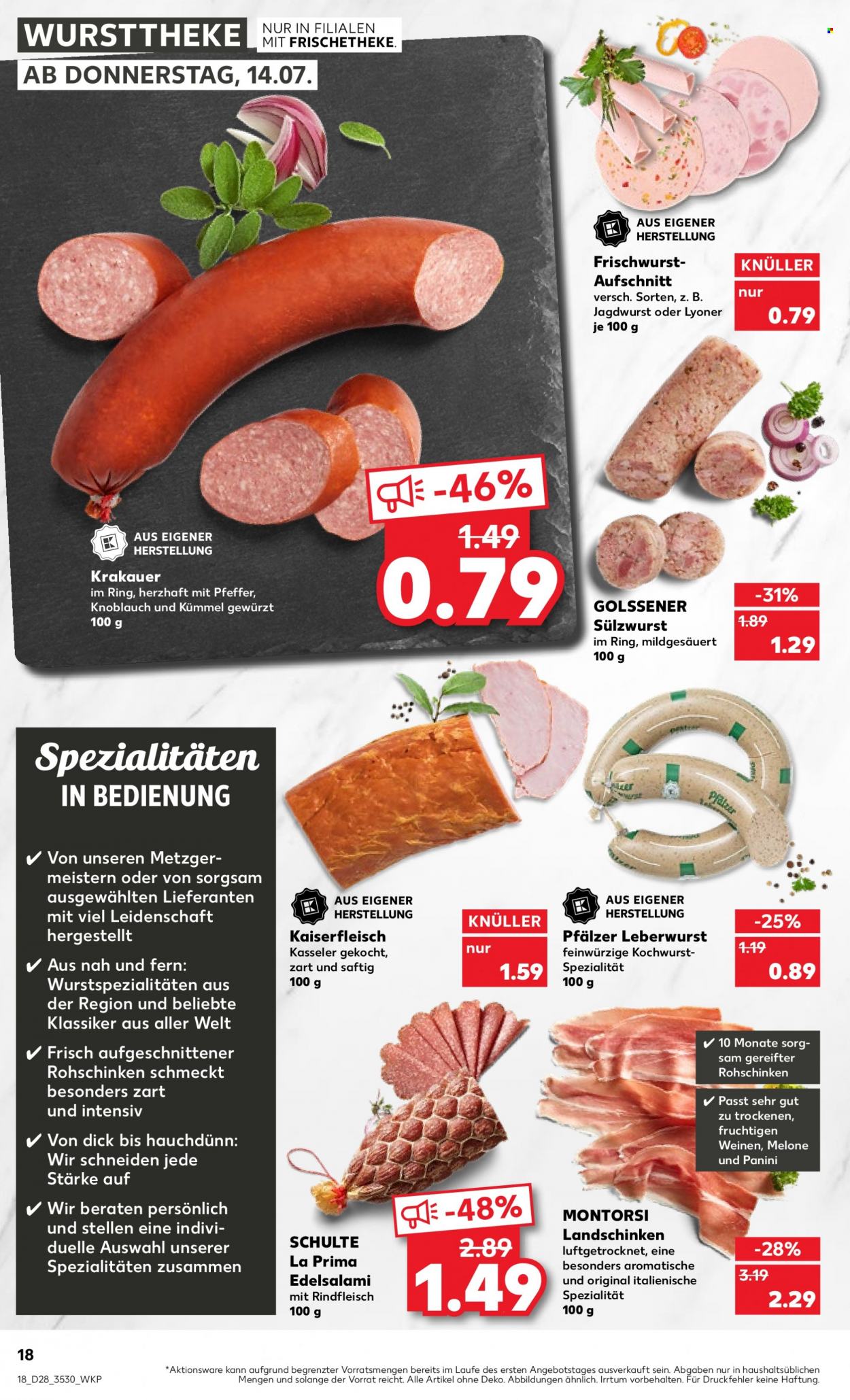 Kaufland Prospekte  - 14.07.2022 - 20.07.2022. Seite 18