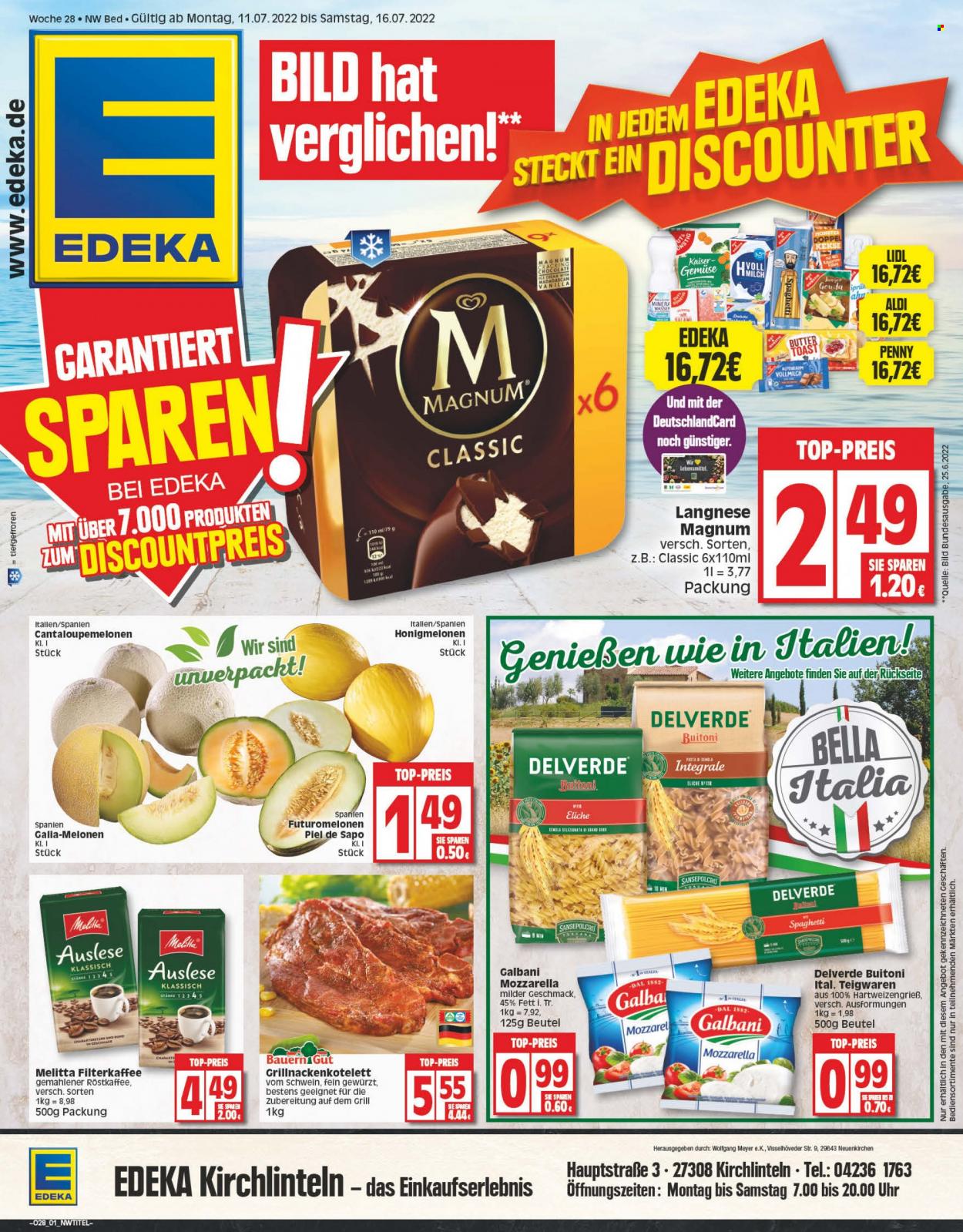 Edeka Prospekte  - 11.07.2022 - 16.07.2022. Seite 1