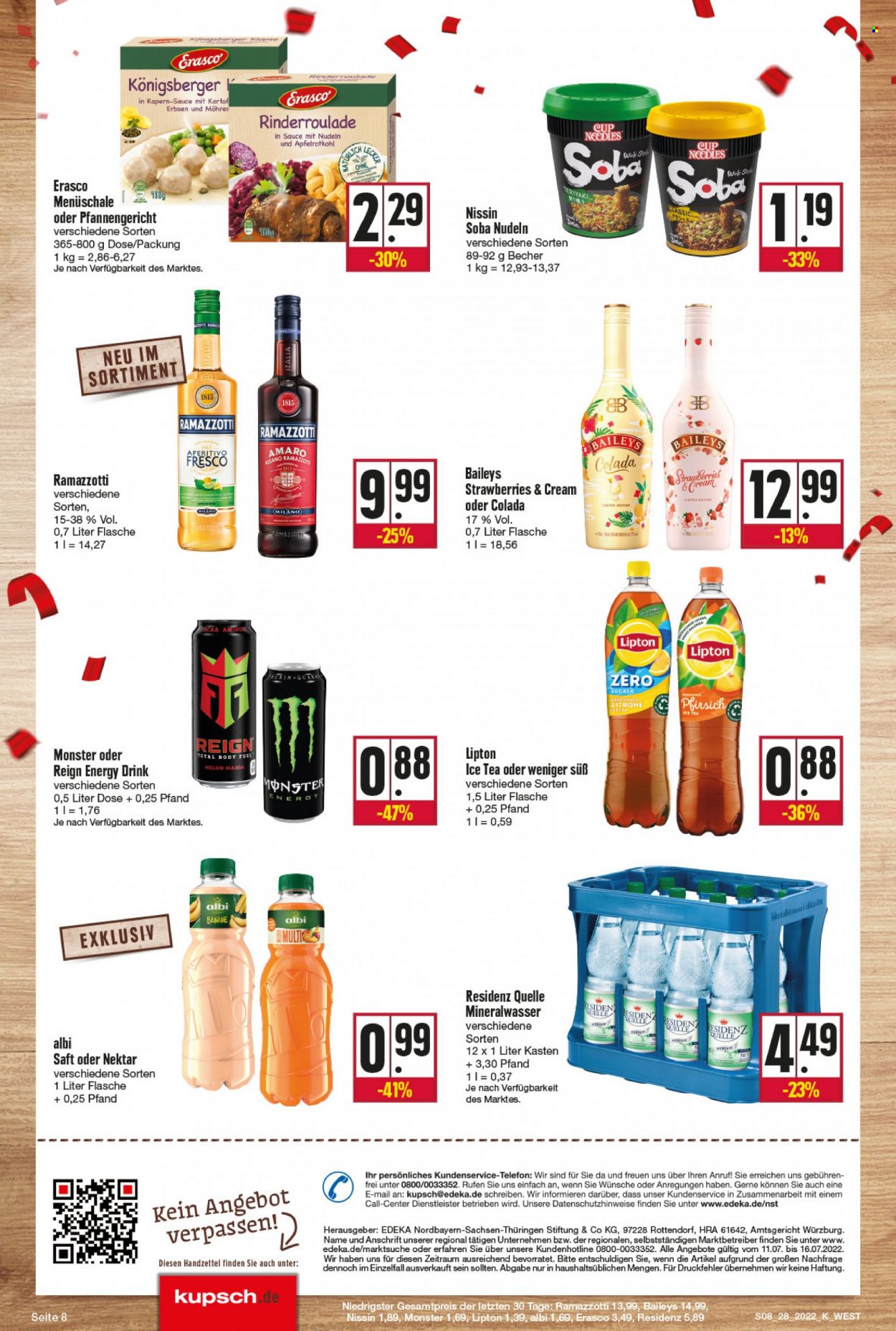 Edeka Prospekte  - 11.07.2022 - 16.07.2022. Seite 8