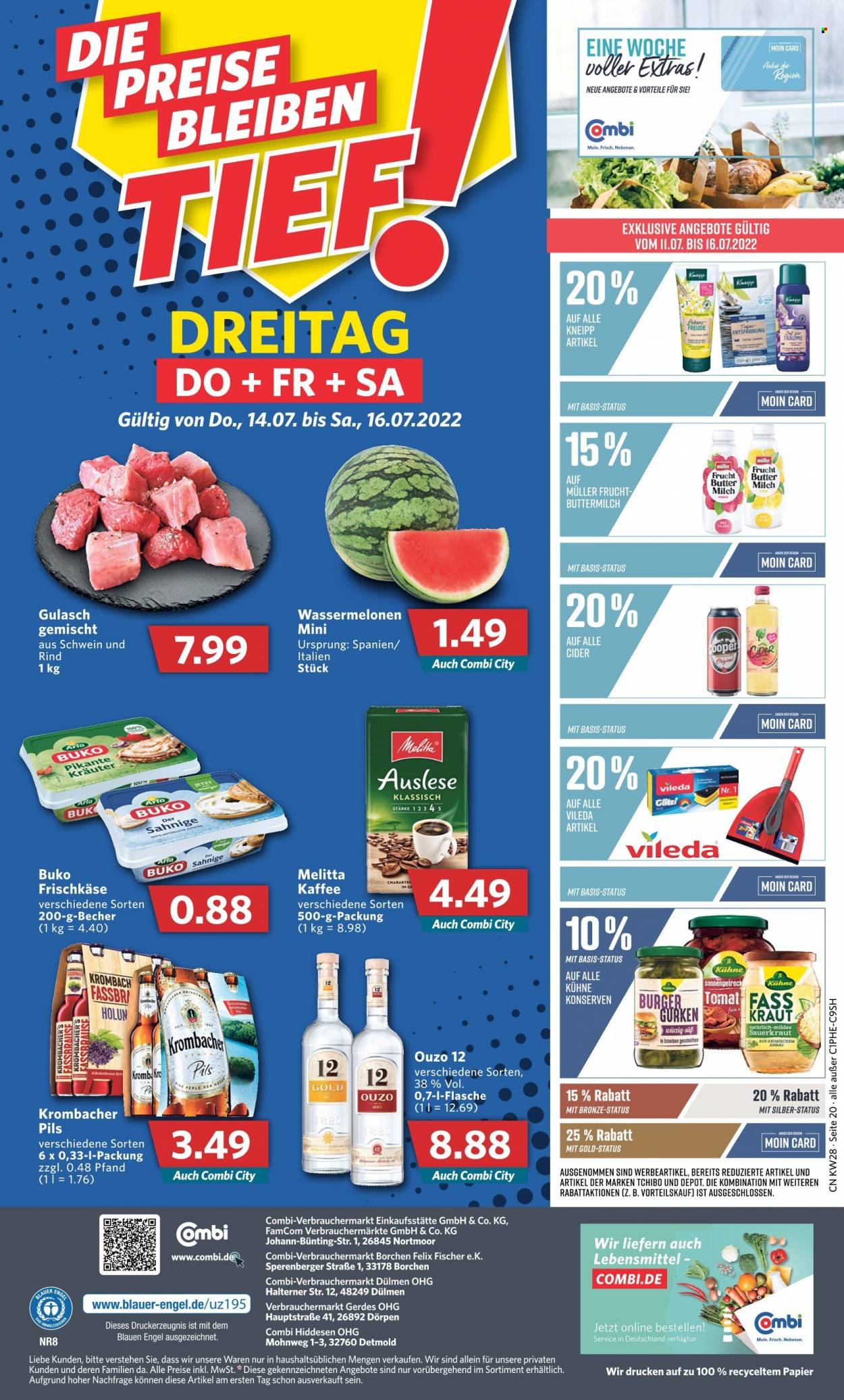 Combi Prospekte  - 11.07.2022 - 16.07.2022. Seite 20