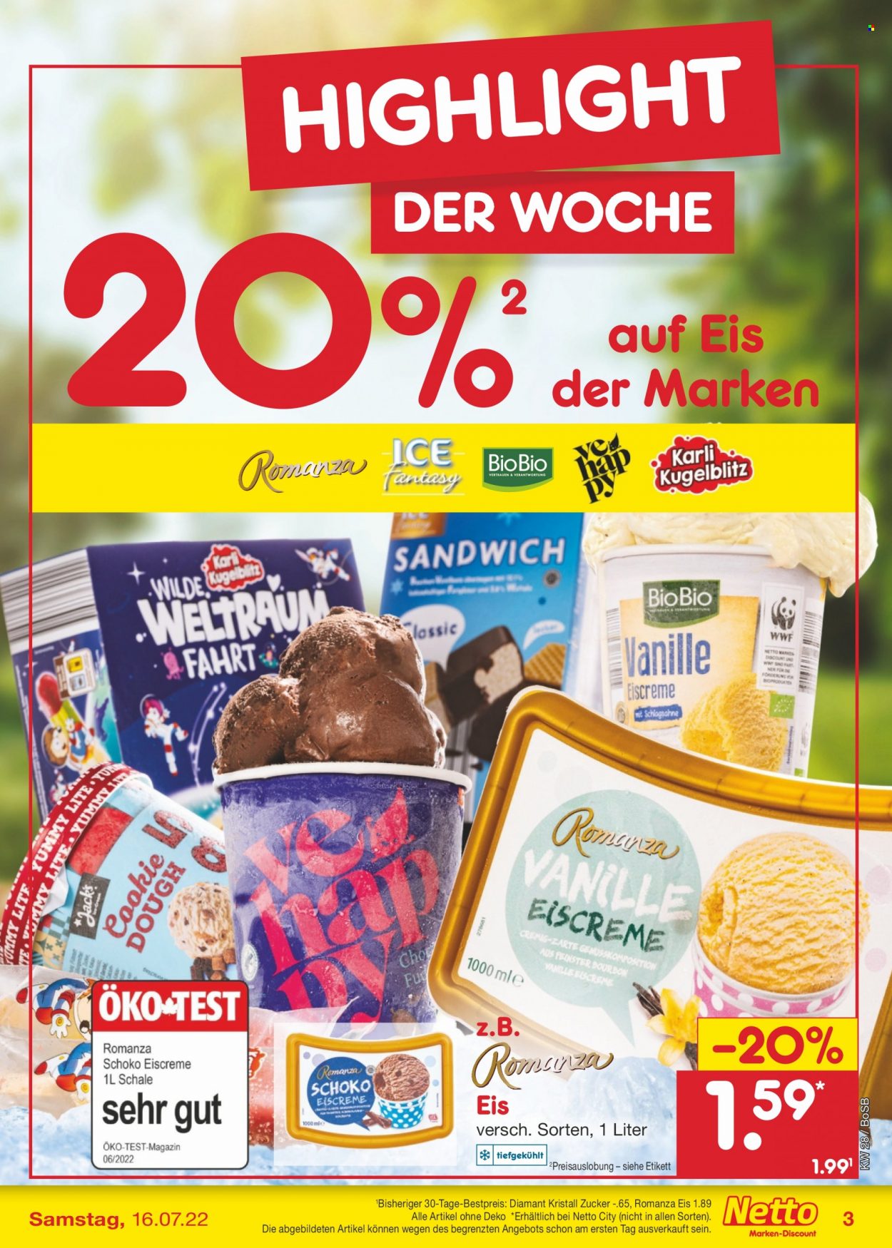 Netto Marken-Discount Prospekte  - 11.07.2022 - 16.07.2022. Seite 3
