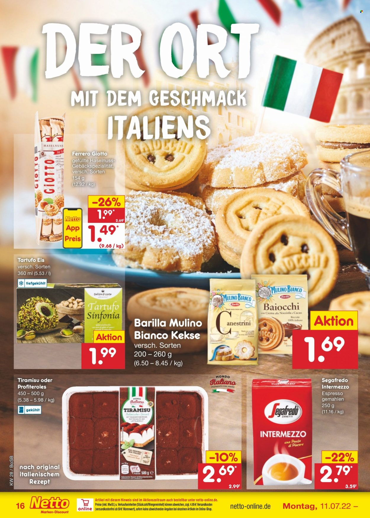 Netto Marken-Discount Prospekte  - 11.07.2022 - 16.07.2022. Seite 16