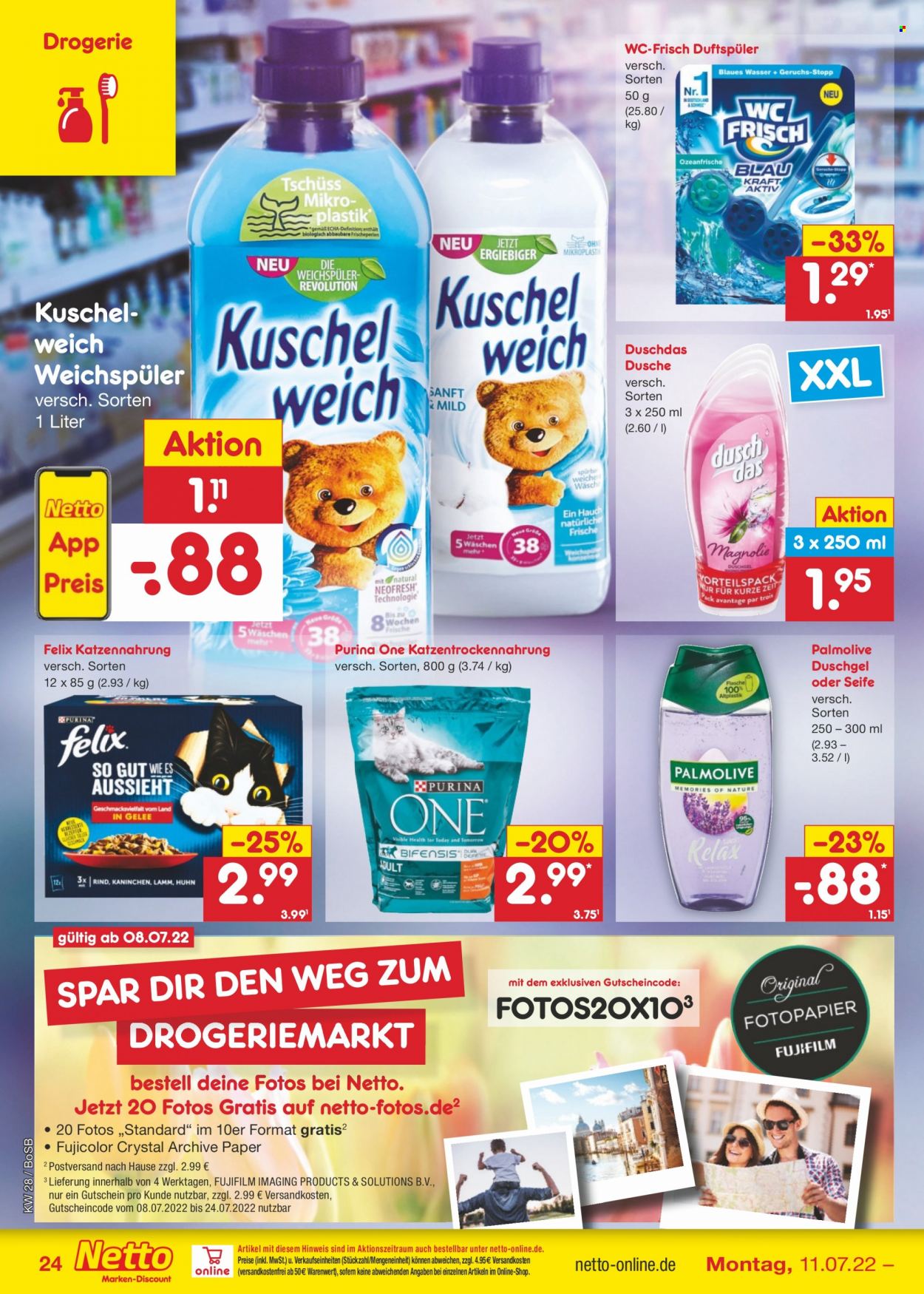 Netto Marken-Discount Prospekte  - 11.07.2022 - 16.07.2022. Seite 24